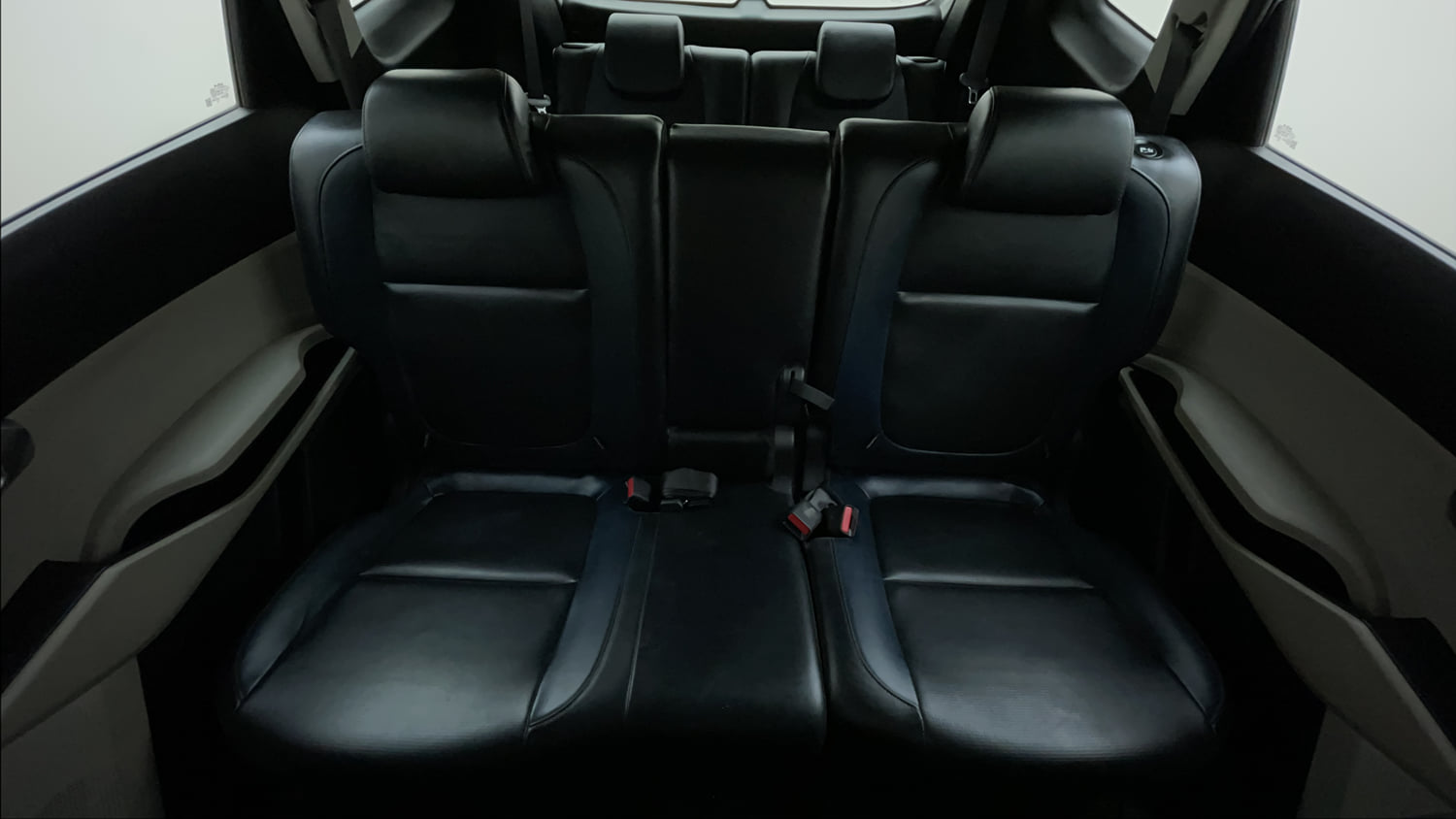 Used 2023 Kia Carens Premium 1.4 Petrol 7 STR Petrol Manual interior REAR SEAT CONDITION VIEW