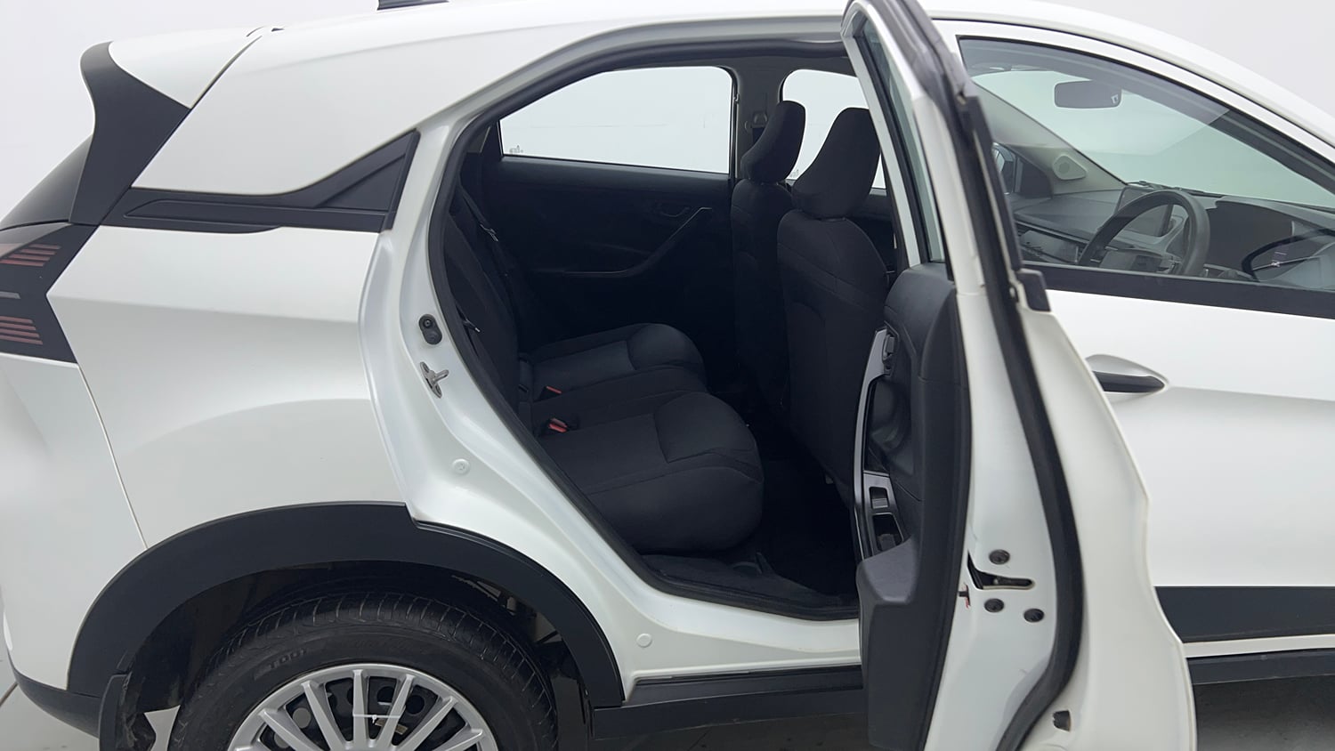 Used 2024 Tata Nexon Smart Plus 1.2 Petrol 6AMT Petrol Automatic interior RIGHT SIDE REAR DOOR CABIN VIEW