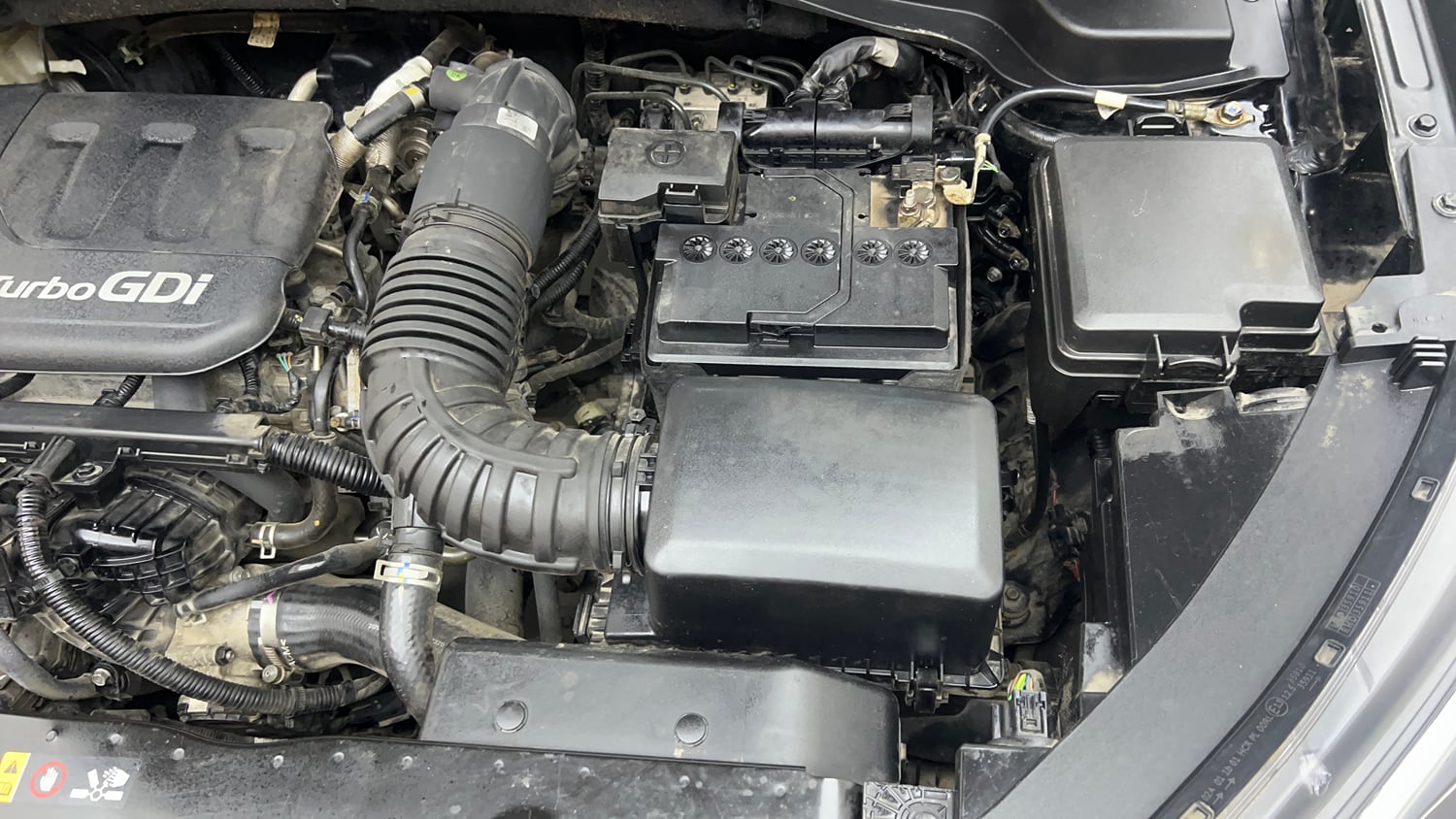Used 2023 Kia Sonet GTX Plus 1.0 Turbo Petrol DCT Petrol Automatic engine ENGINE LEFT SIDE VIEW