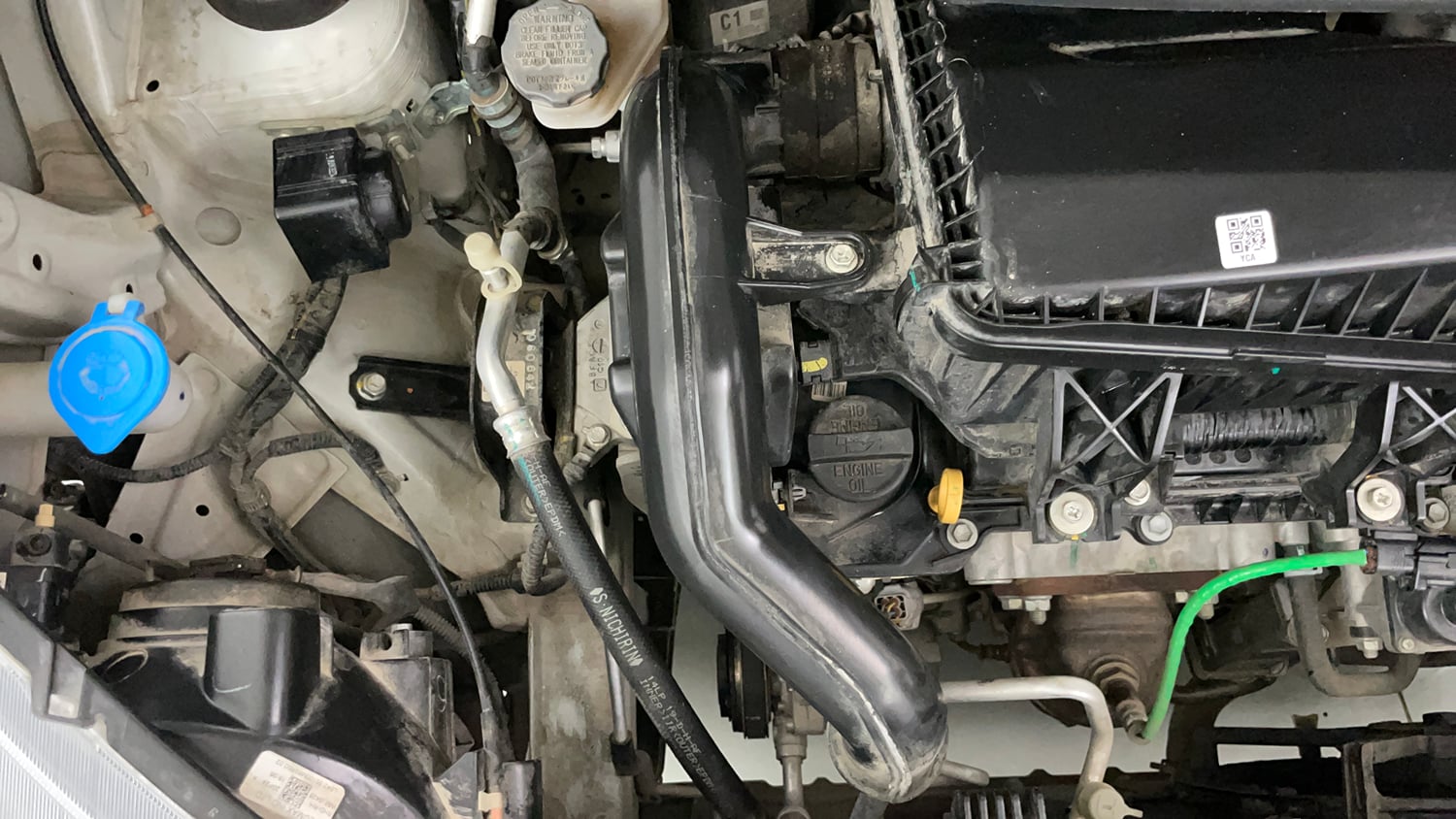 Used 2024 Maruti Suzuki Wagon R VXI 1.0 Petrol Manual engine ENGINE RIGHT SIDE VIEW