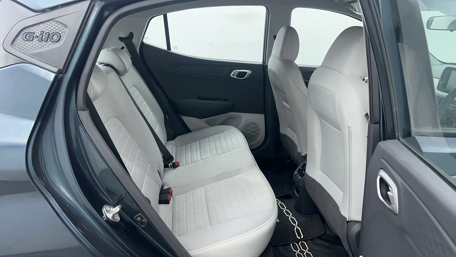 Used 2024 Hyundai Grand i10 Nios Sportz 1.2 Kappa AMT Petrol Automatic interior RIGHT SIDE REAR DOOR CABIN VIEW