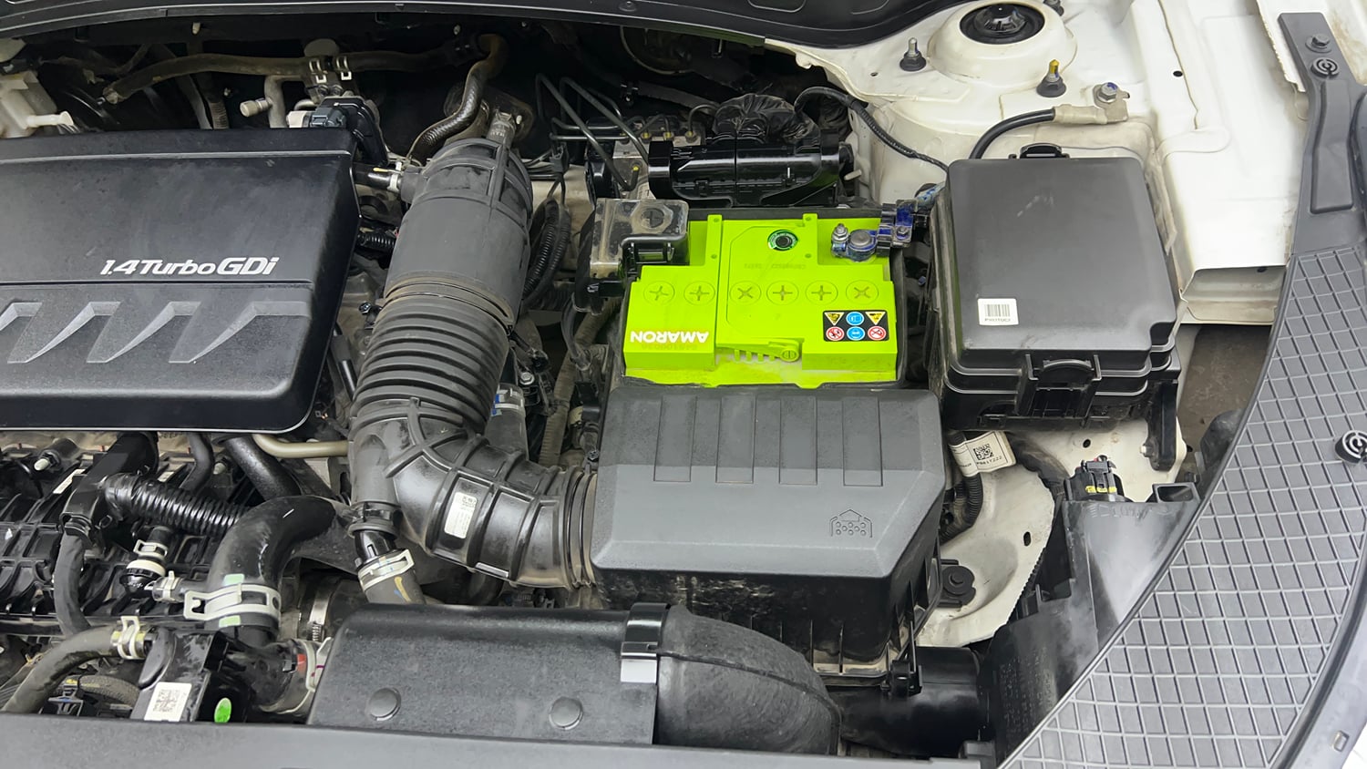 Used 2022 Kia Seltos GTX Plus 1.4 DCT Petrol Automatic engine ENGINE LEFT SIDE VIEW