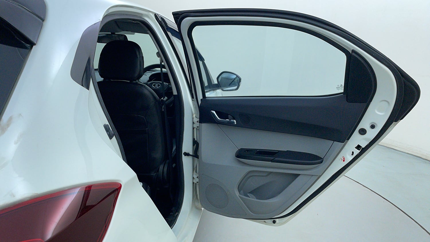 Used 2021 Tata Tiago XZ Plus Dual Tone Petrol Manual interior RIGHT REAR DOOR OPEN VIEW