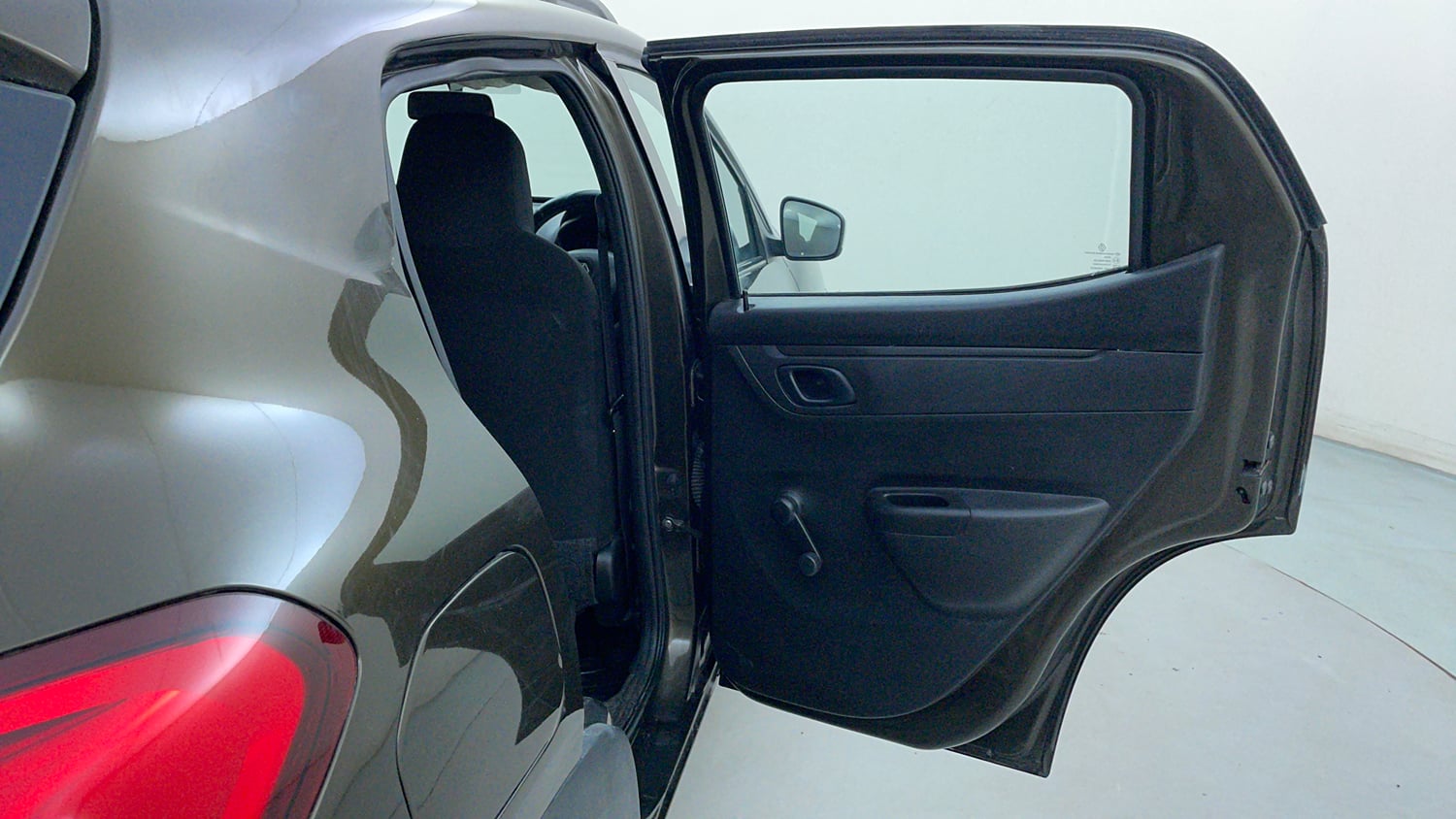 Used 2018 Renault Kwid 1.0 RXT AMT Opt Petrol Automatic interior RIGHT REAR DOOR OPEN VIEW
