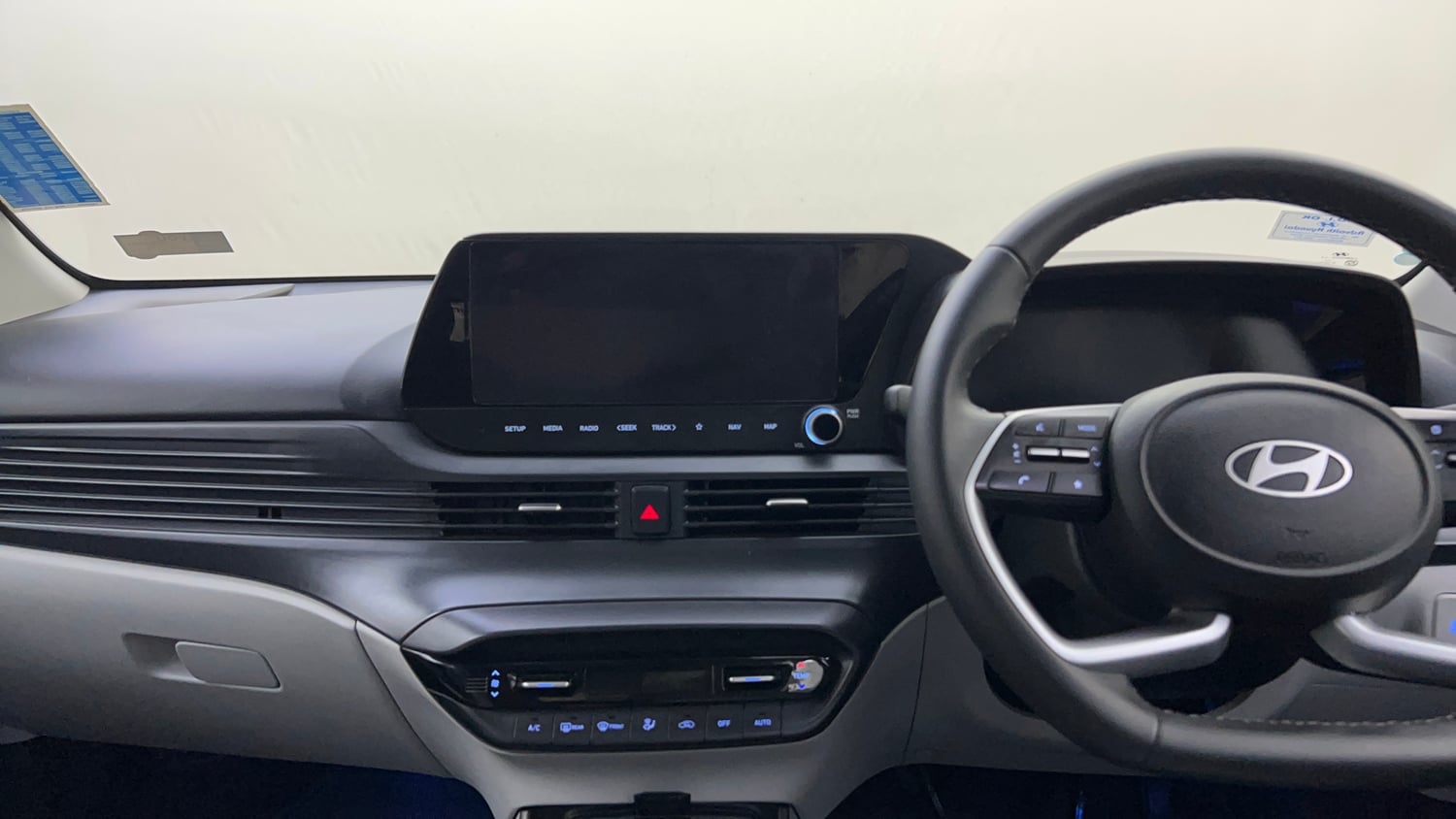 Used 2024 Hyundai New i20 Asta (O) 1.2 MT Petrol Manual interior MUSIC SYSTEM & AC CONTROL VIEW