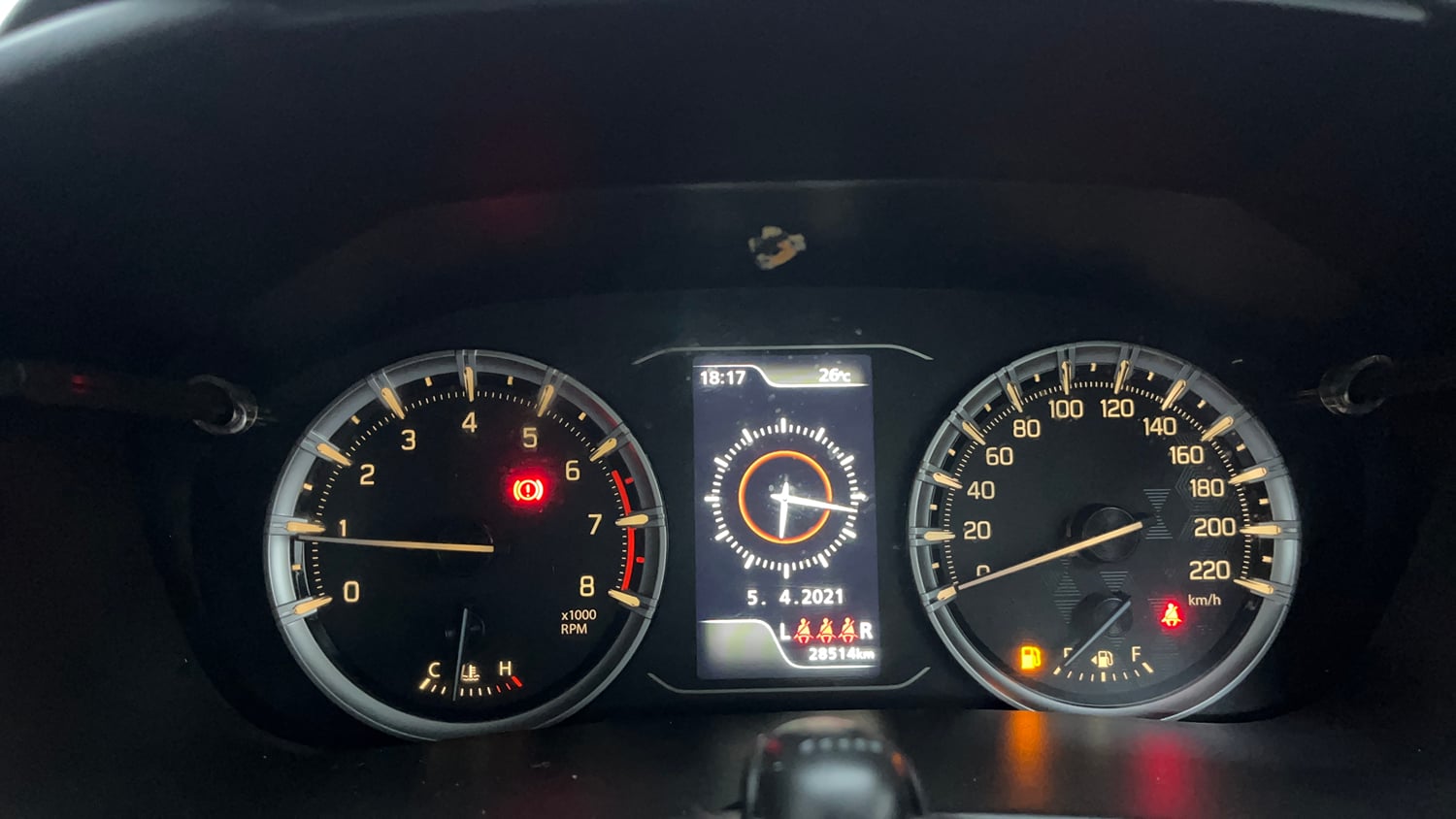 Used 2024 Maruti Suzuki Grand Vitara Sigma Smart Hybrid Petrol Manual interior CLUSTERMETER VIEW