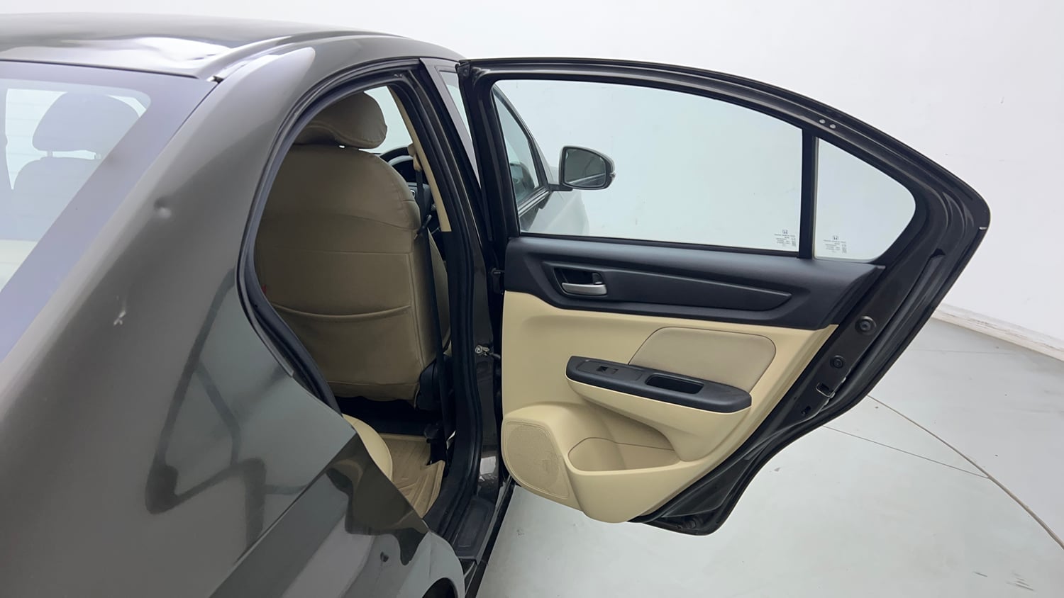 Used 2023 Honda Amaze VX 1.2 Petrol CVT Petrol Automatic interior RIGHT REAR DOOR OPEN VIEW
