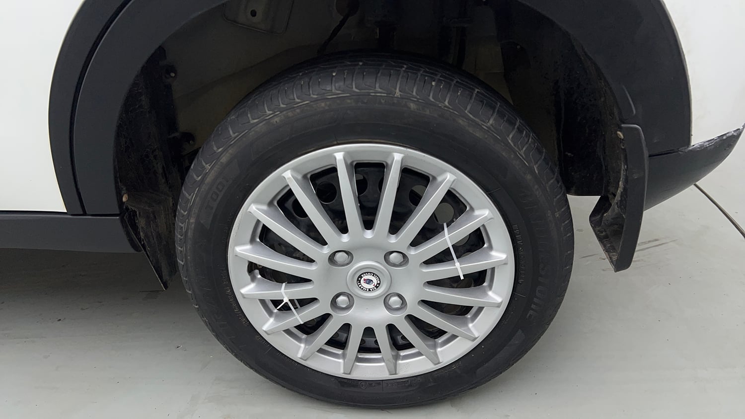 Used 2024 Tata Nexon Smart Plus 1.2 Petrol 6AMT Petrol Automatic tyres LEFT REAR TYRE RIM VIEW