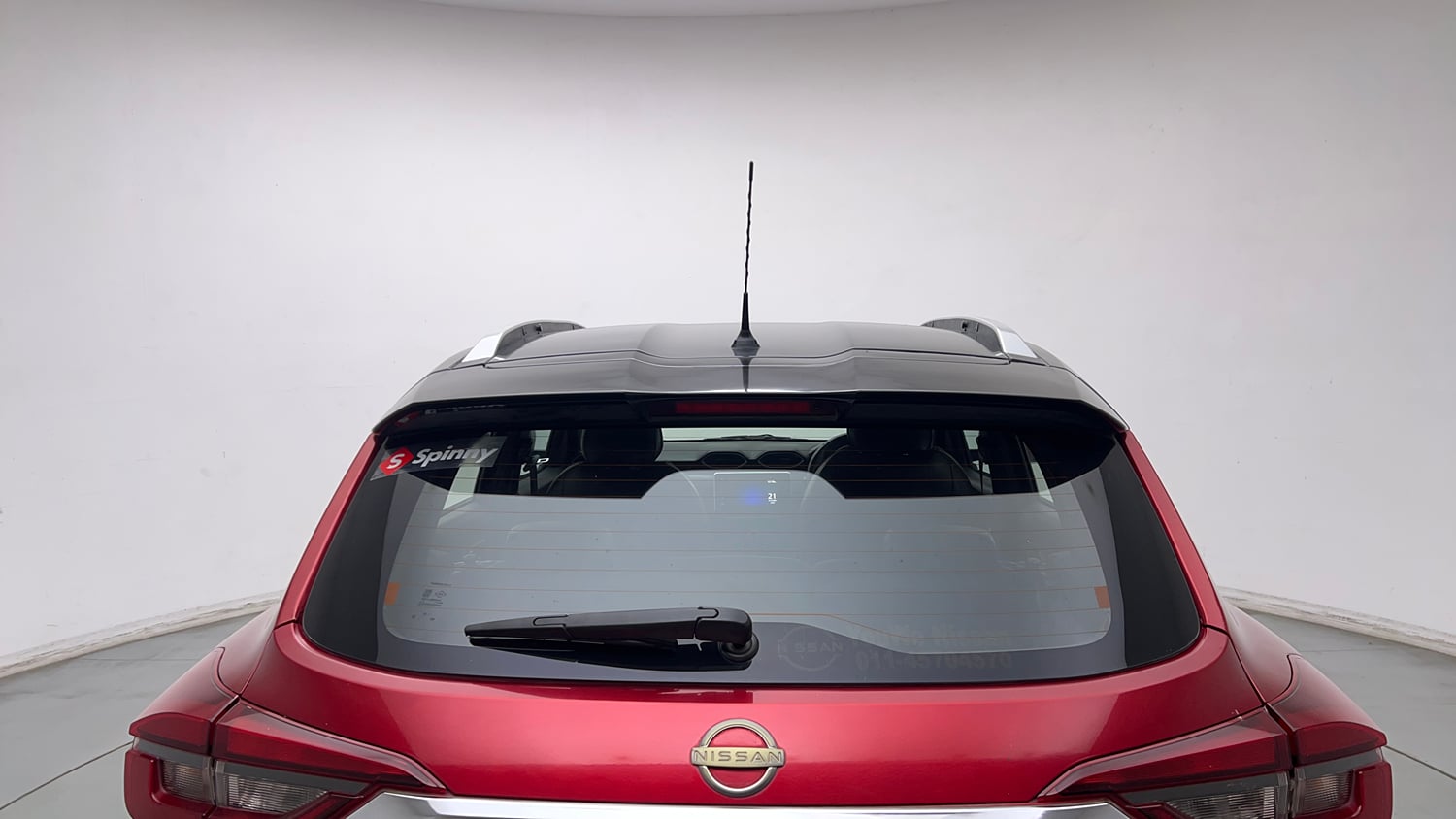 Used 2021 Nissan Magnite XV Premium Turbo (O) CVT Dual Tone Petrol Automatic exterior BACK WINDSHIELD VIEW