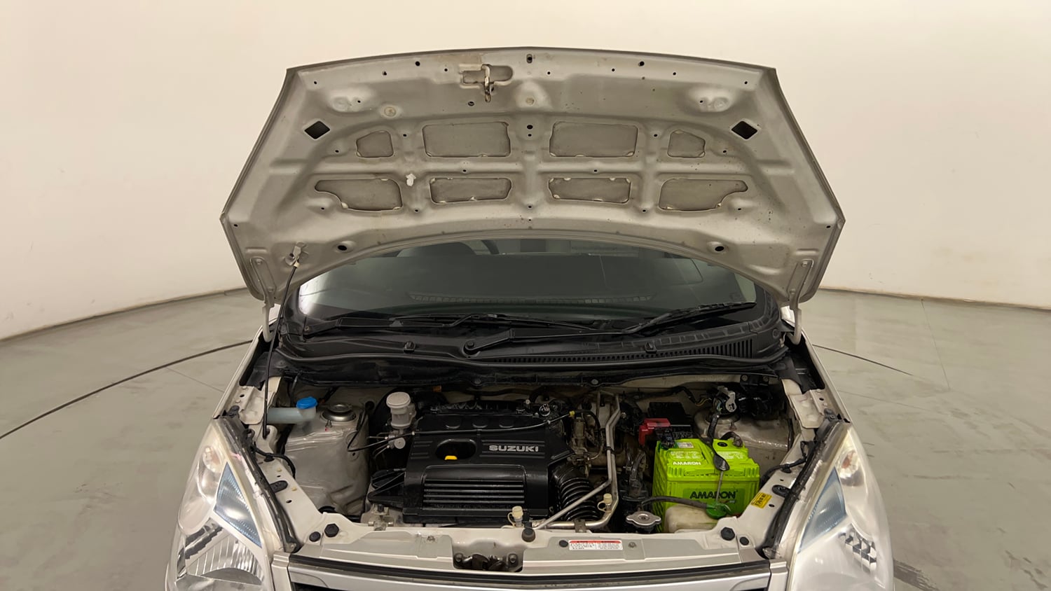 Used 2013 Maruti Suzuki Wagon R VXI Petrol Manual engine ENGINE & BONNET OPEN FRONT VIEW