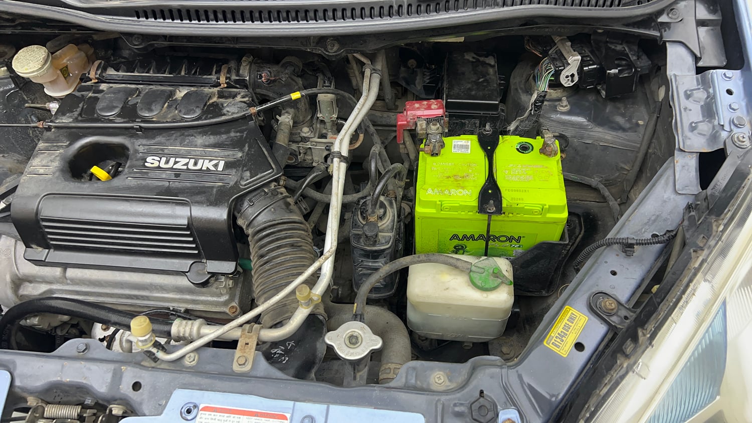 Used 2013 Maruti Suzuki Wagon R VXI Petrol Manual engine ENGINE LEFT SIDE VIEW
