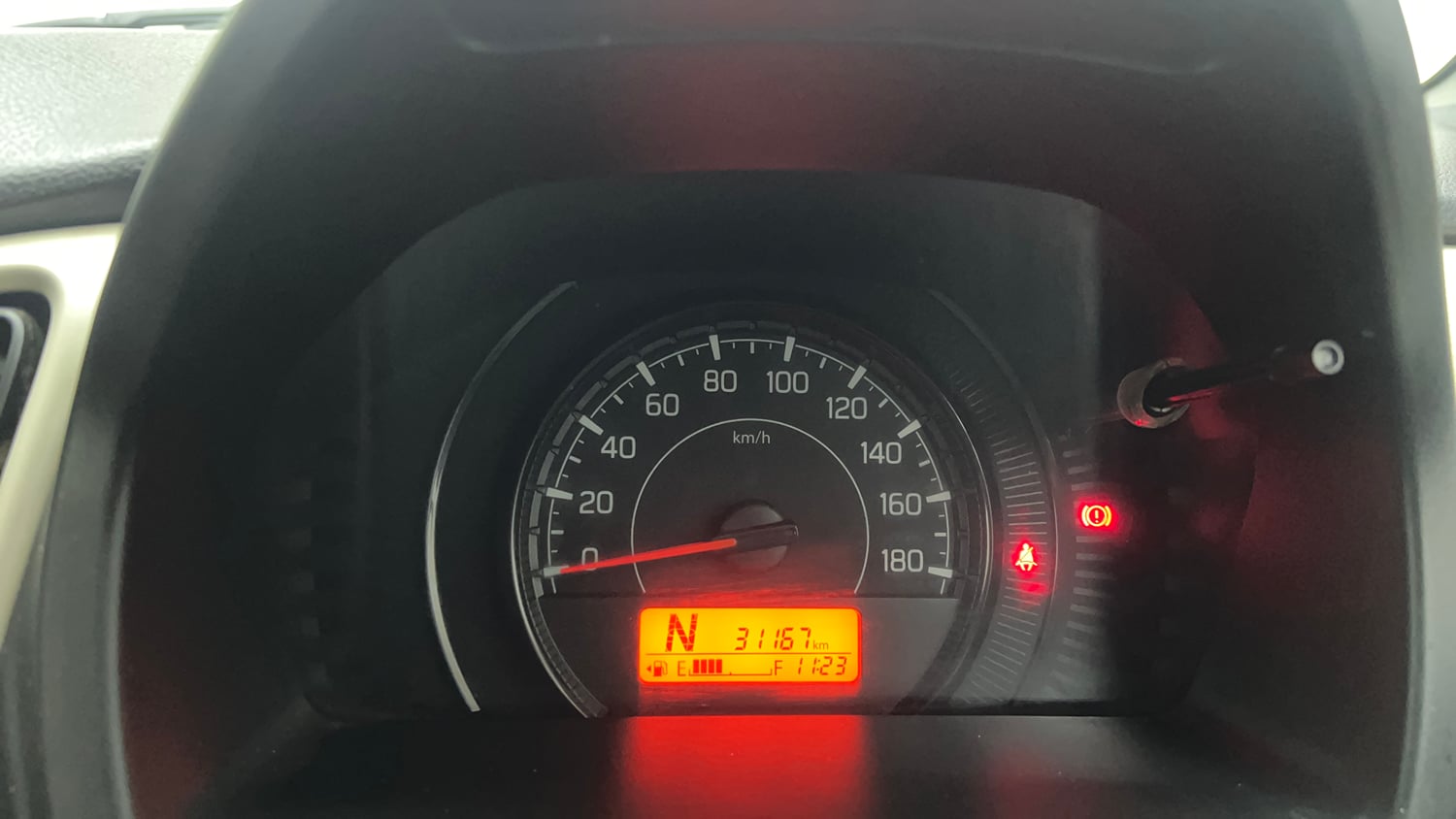 Used 2023 Maruti Suzuki Wagon R VXI 1.0 AGS Petrol Automatic interior CLUSTERMETER VIEW