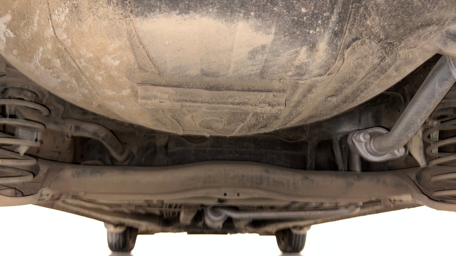 Used 2014 Honda Amaze 1.2 S i-VTEC Petrol Manual extra REAR UNDERBODY VIEW (TAKEN FROM REAR)