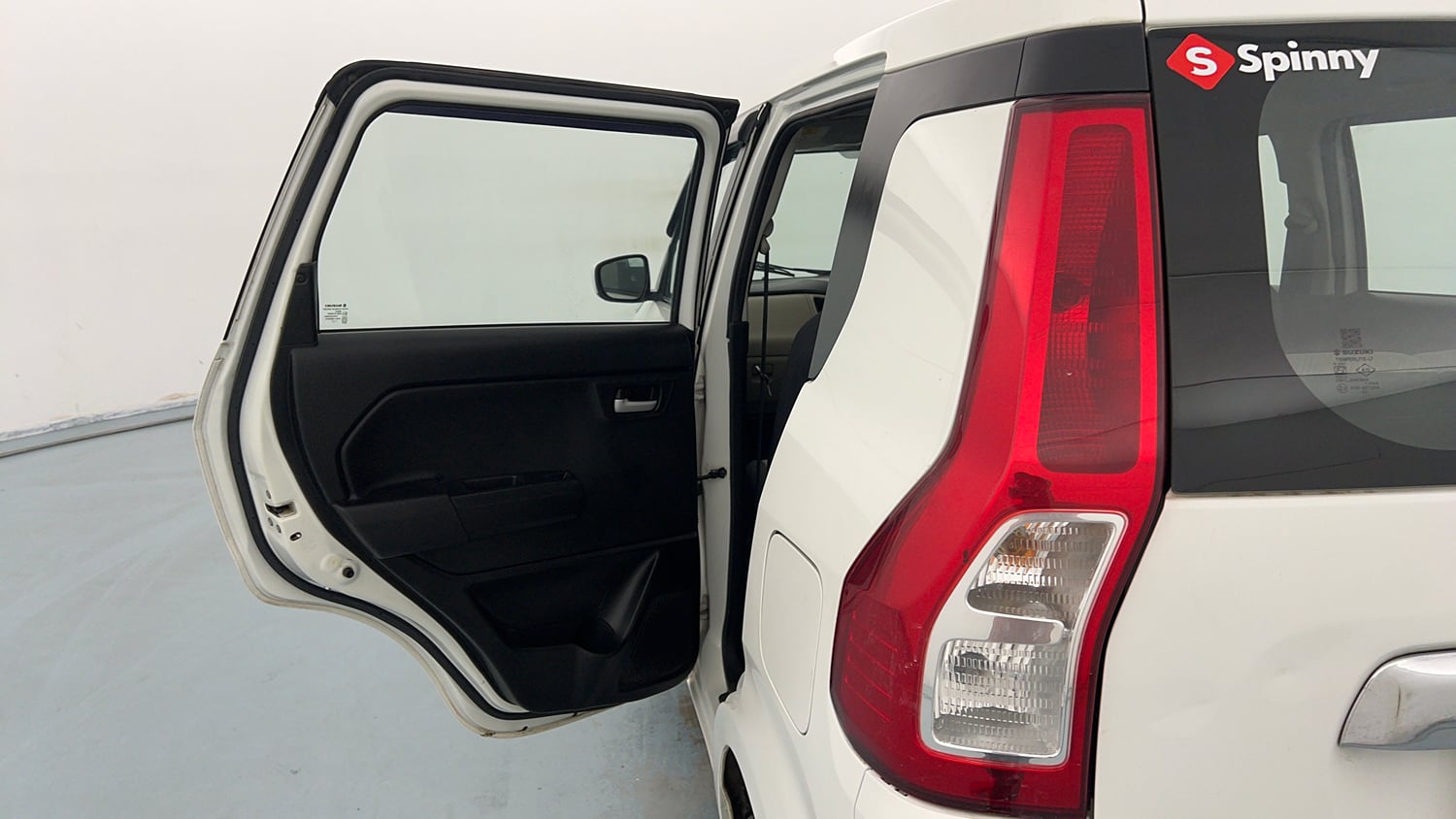 Used 2022 Maruti Suzuki Wagon R ZXI 1.2 Petrol Manual interior LEFT REAR DOOR OPEN VIEW