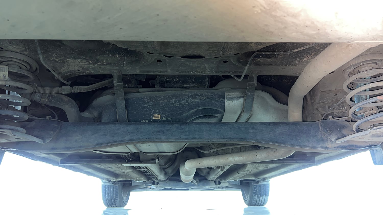 Used 2022 Kia Seltos GTX Plus 1.4 DCT Petrol Automatic extra REAR UNDERBODY VIEW (TAKEN FROM REAR)