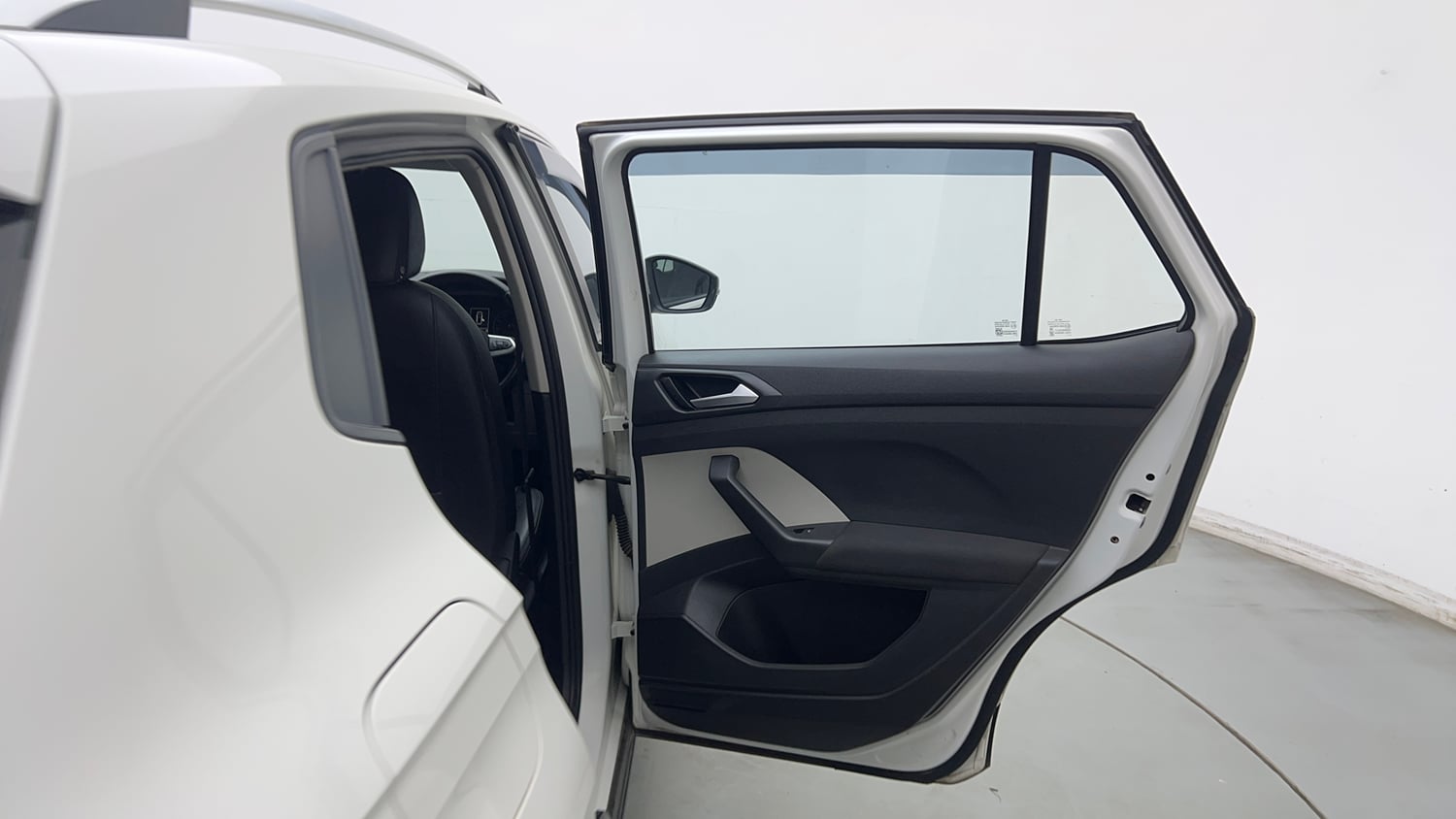 Used 2022 Volkswagen Taigun Highline 1.0 TSI MT Petrol Manual interior RIGHT REAR DOOR OPEN VIEW