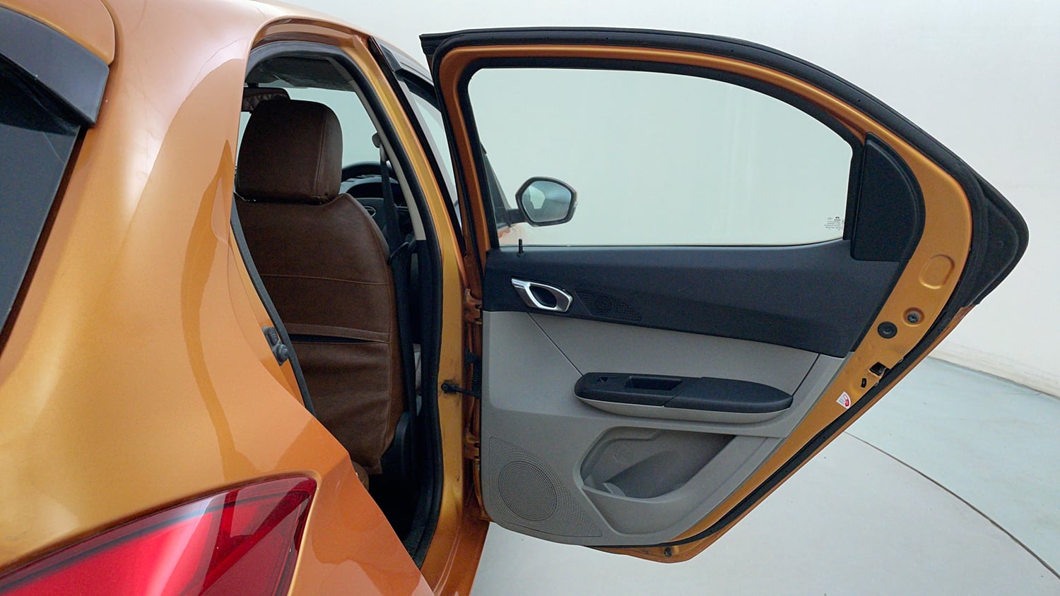 Used 2018 Tata Tiago Revotron XZ Petrol Manual interior RIGHT REAR DOOR OPEN VIEW
