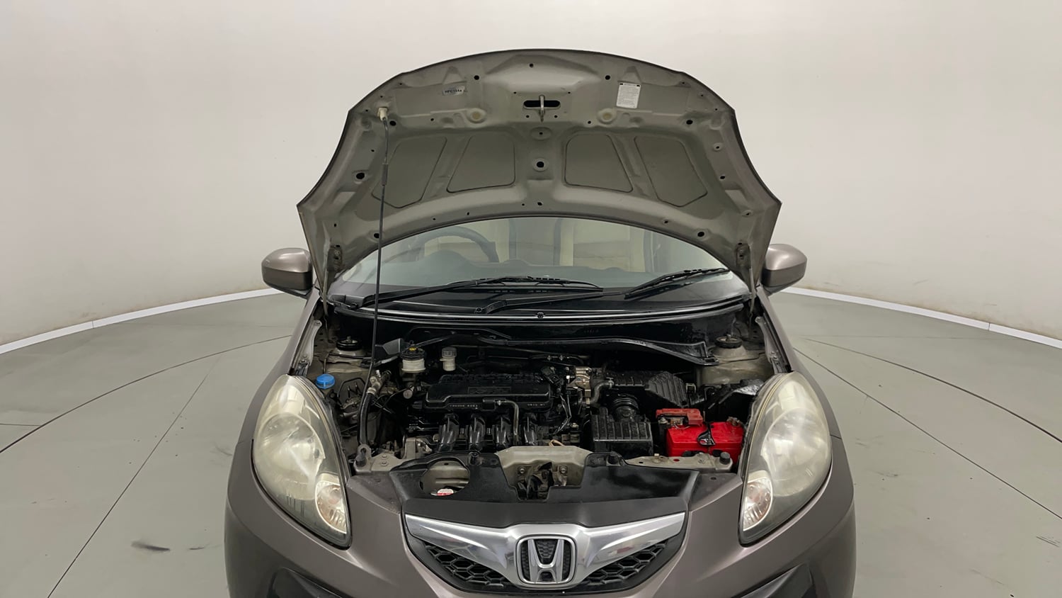 Used 2013 Honda Brio E MT Petrol Manual engine ENGINE & BONNET OPEN FRONT VIEW