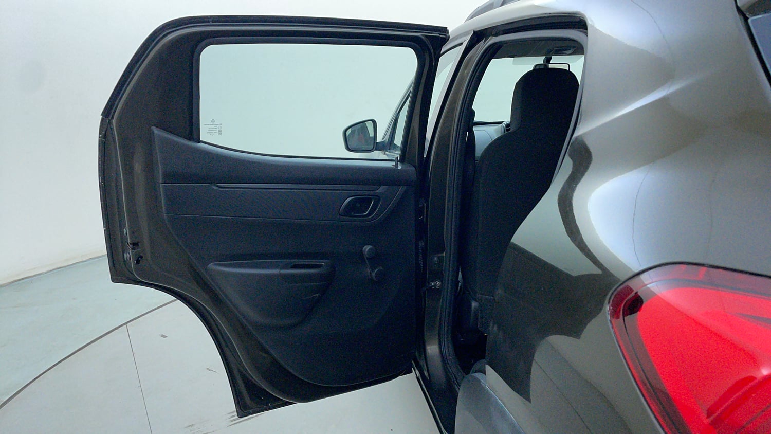 Used 2018 Renault Kwid 1.0 RXT AMT Opt Petrol Automatic interior LEFT REAR DOOR OPEN VIEW