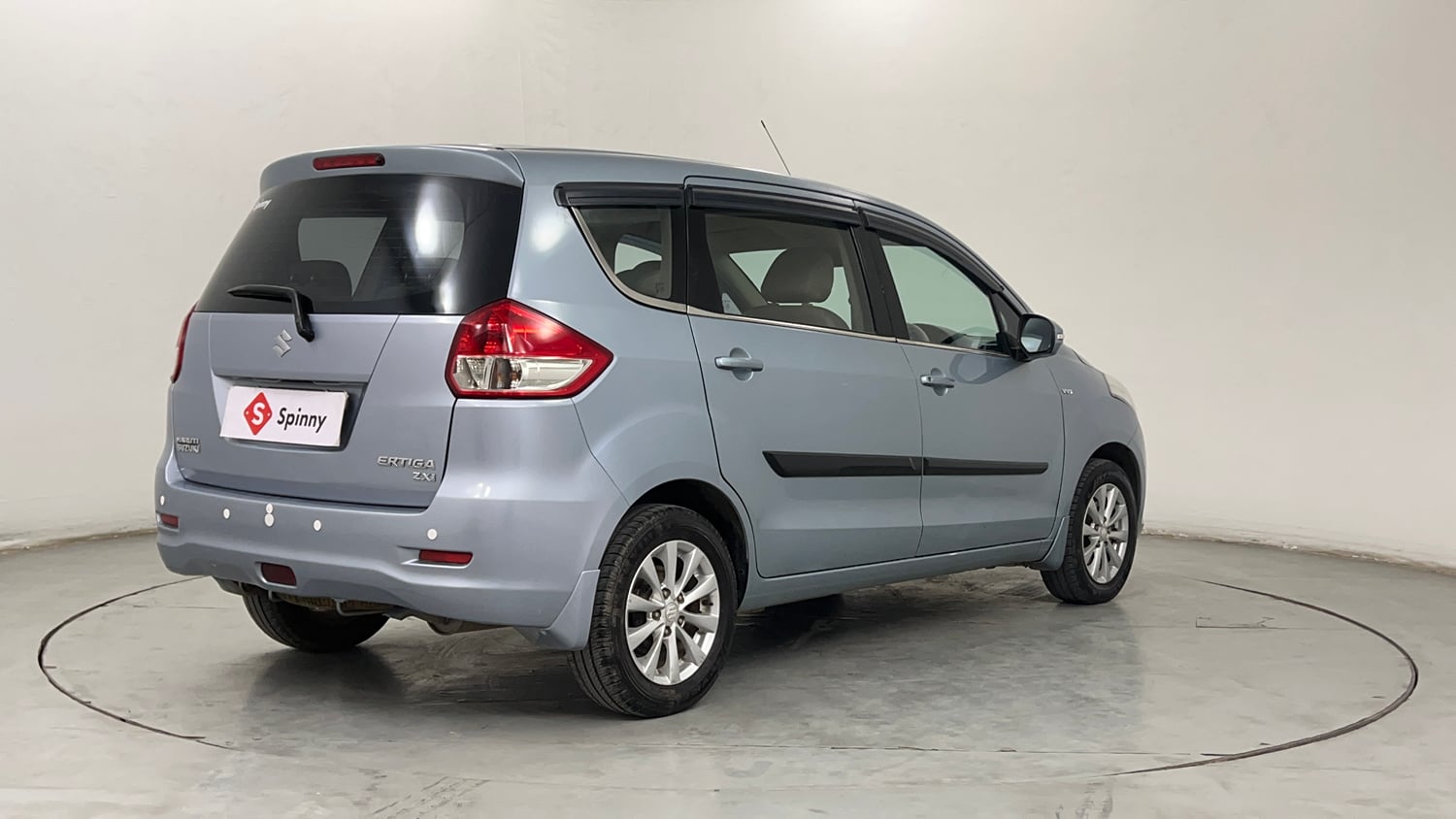 Used 2014 Maruti Suzuki Ertiga ZXi Petrol Manual exterior RIGHT REAR CORNER VIEW