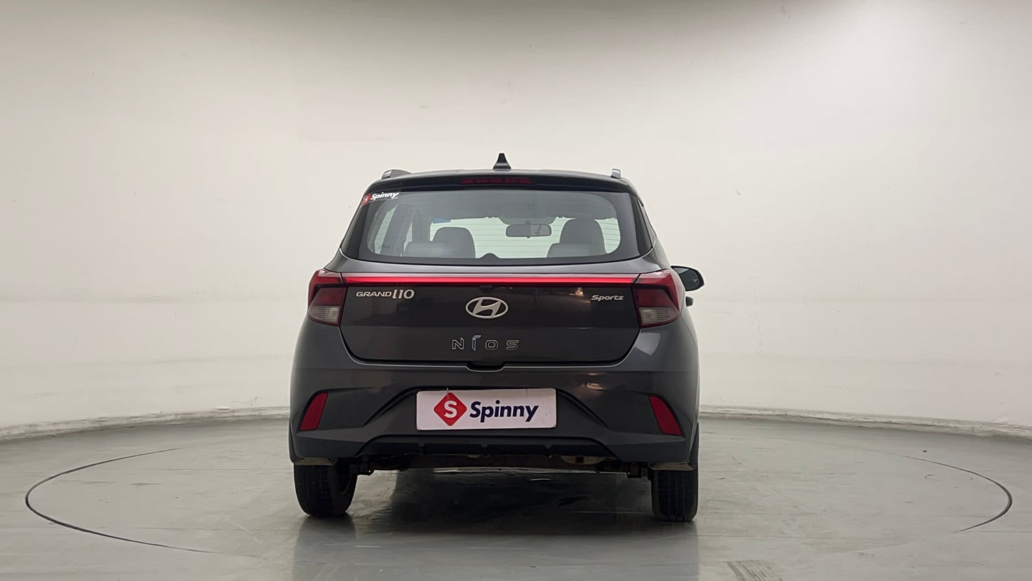 Used 2024 Hyundai Grand i10 Nios Sportz 1.2 Kappa AMT Petrol Automatic exterior BACK VIEW