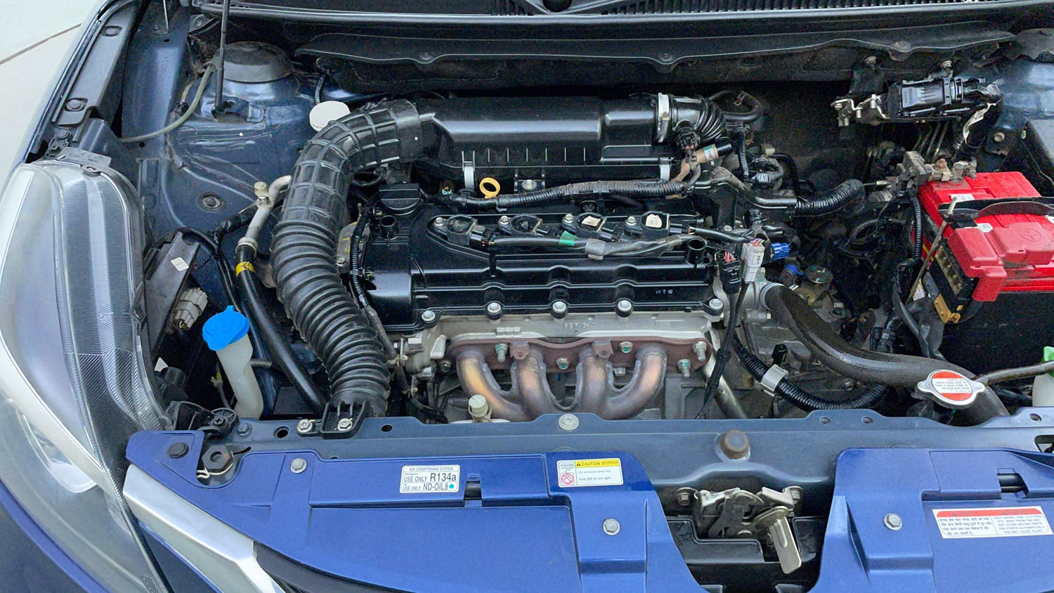 Used 2019 Maruti Suzuki Baleno Zeta 1.2 Petrol Manual engine ENGINE RIGHT SIDE VIEW