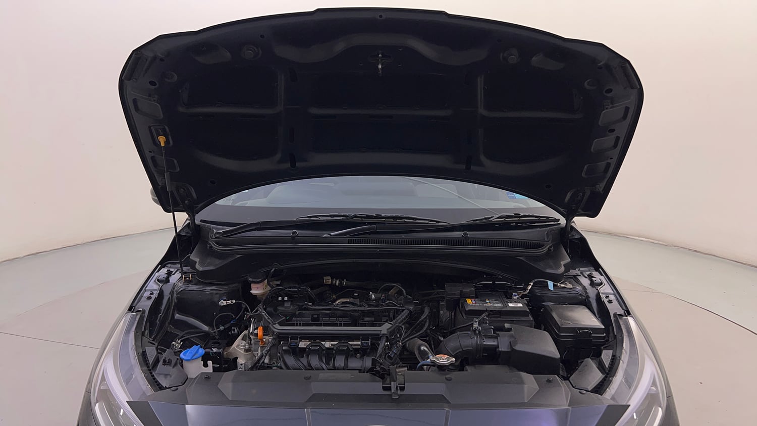 Used 2024 Hyundai New i20 Asta (O) 1.2 MT Petrol Manual engine ENGINE & BONNET OPEN FRONT VIEW