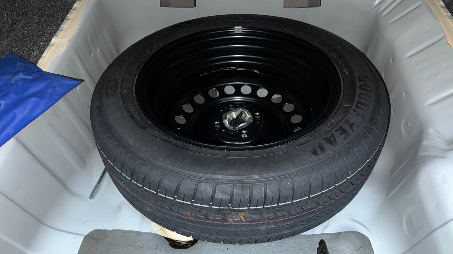Used 2024 Honda City ZX Petrol CVT Petrol Automatic tyres SPARE TYRE VIEW