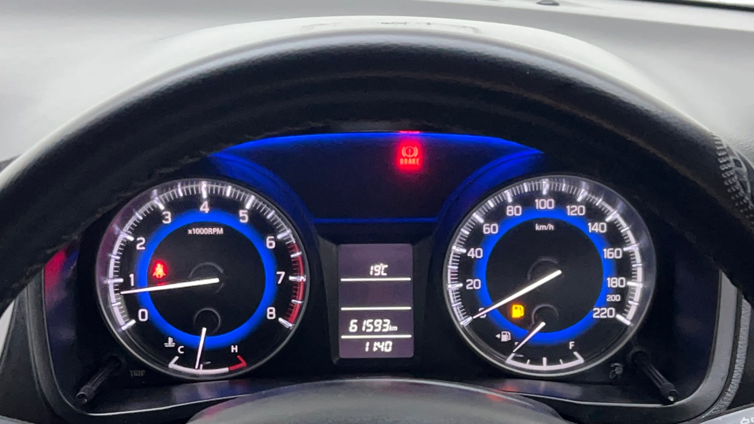 Used 2019 Maruti Suzuki Baleno Delta Petrol Manual interior CLUSTERMETER VIEW