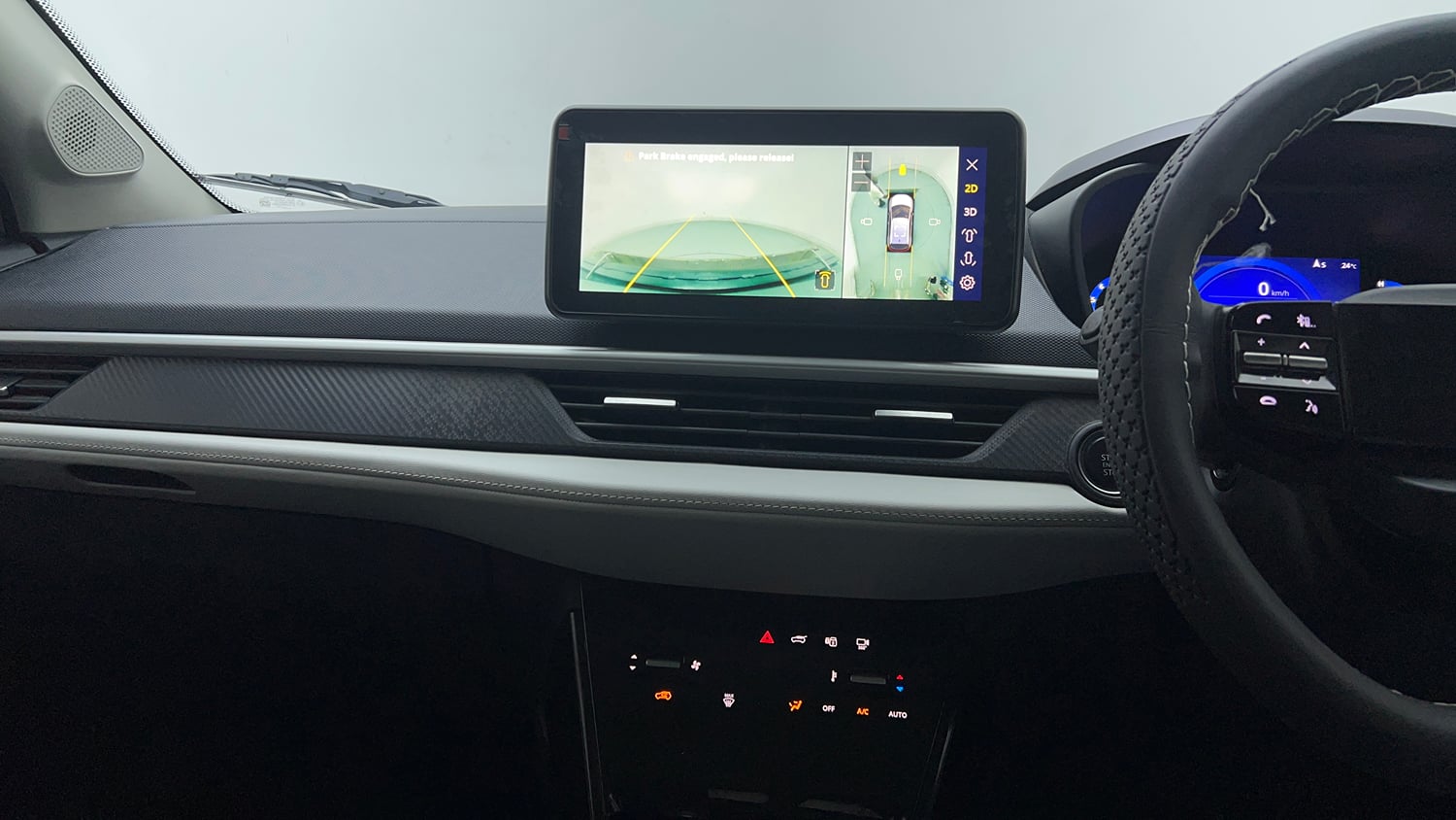 Used 2024 Tata Nexon Creative Plus 1.2 Revotron Petrol 7DCA Petrol Automatic interior MUSIC SYSTEM & AC CONTROL VIEW