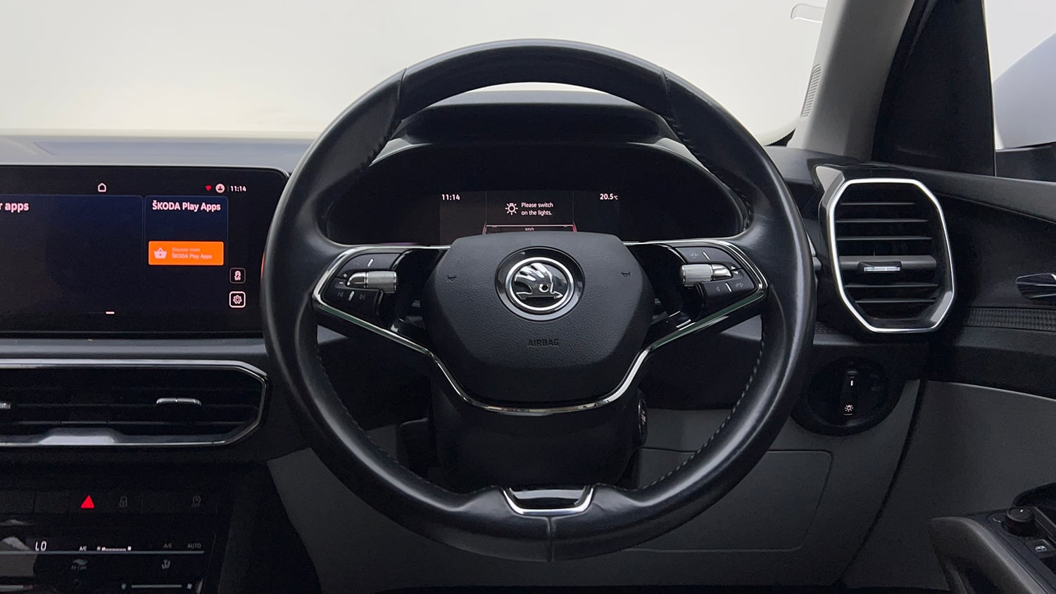 Used 2025 Skoda Kylaq Signature Plus AT Petrol Automatic interior STEERING VIEW
