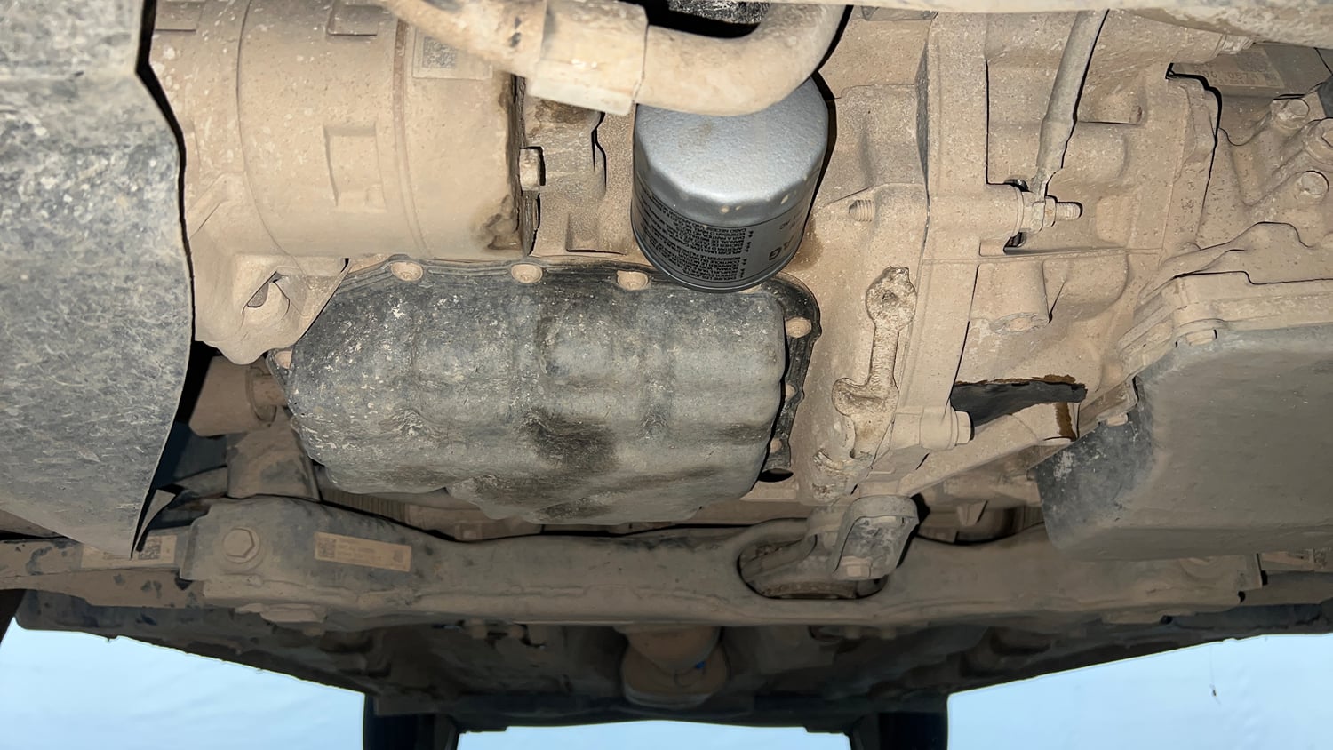 Used 2025 Skoda Kylaq Signature Plus AT Petrol Automatic extra FRONT LEFT UNDERBODY VIEW