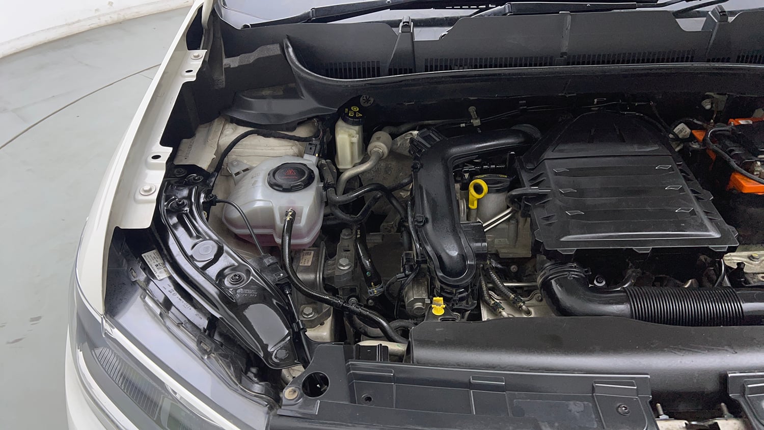 Used 2022 Volkswagen Taigun Highline 1.0 TSI MT Petrol Manual engine ENGINE RIGHT SIDE VIEW