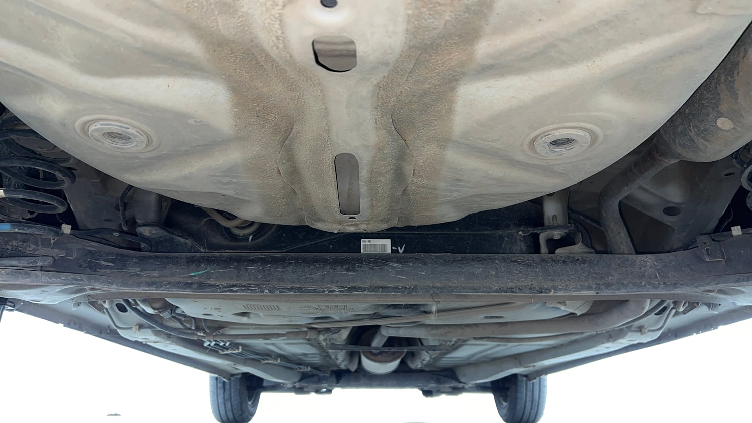 Used 2019 Maruti Suzuki Baleno Delta Petrol Manual extra REAR UNDERBODY VIEW (TAKEN FROM REAR)