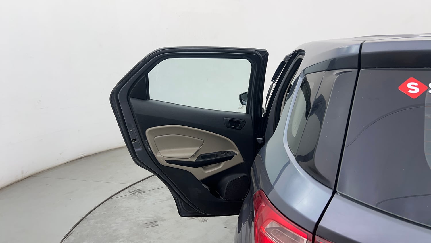 Used 2020 Ford EcoSport Trend 1.5L TDCi Diesel Manual interior LEFT REAR DOOR OPEN VIEW