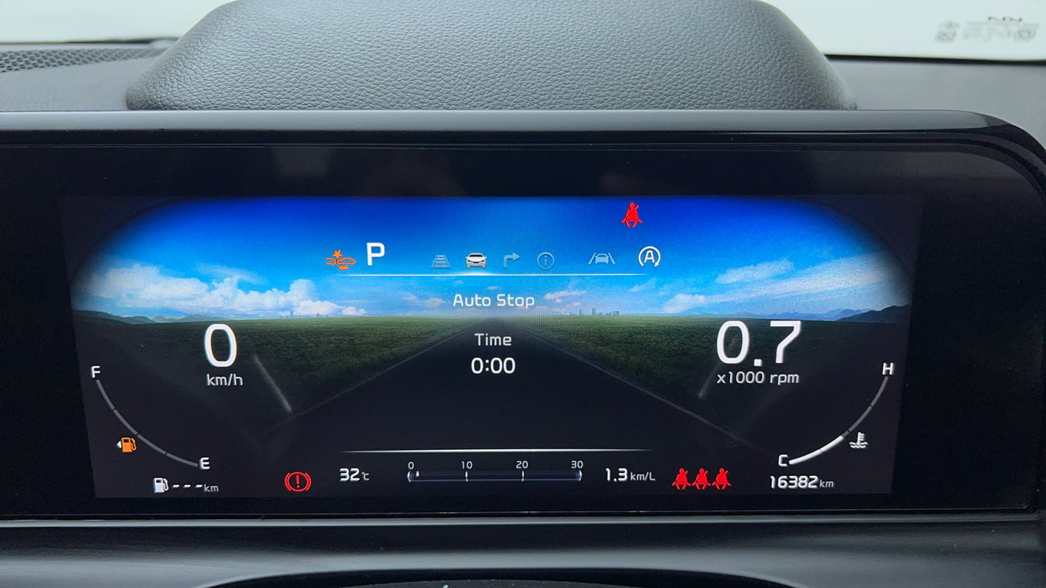 Used 2024 Kia Seltos X Line 1.5 Turbo Petrol DCT Petrol Automatic interior CLUSTERMETER VIEW