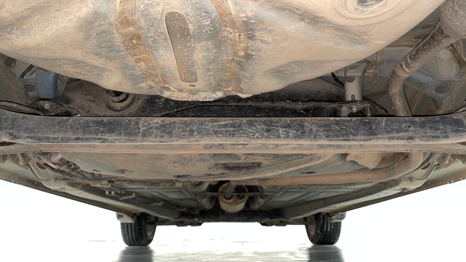 Used 2019 Maruti Suzuki Baleno Zeta 1.2 Petrol Manual extra REAR UNDERBODY VIEW (TAKEN FROM REAR)