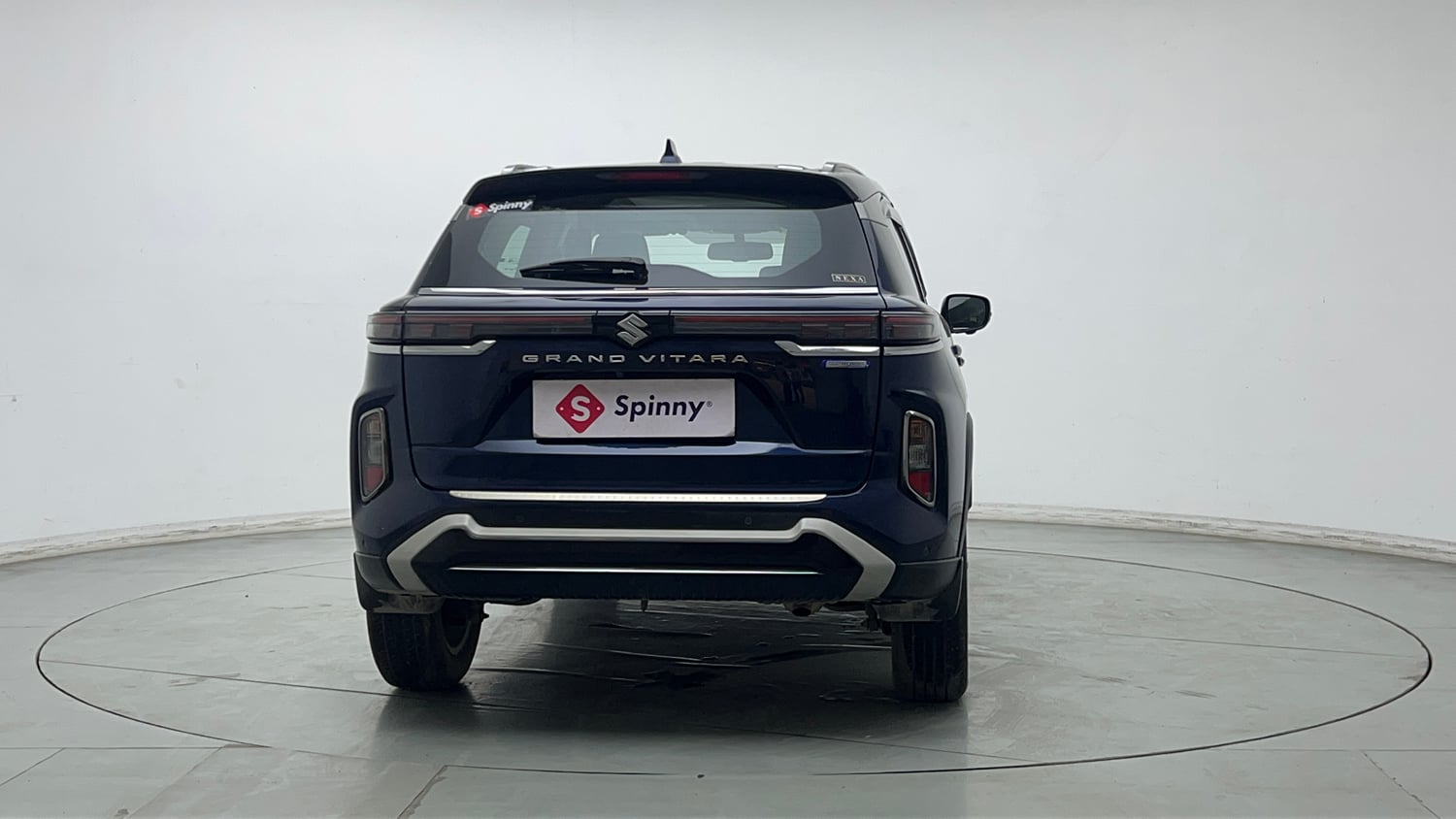 Used 2023 Maruti Suzuki Grand Vitara Alpha Smart Hybrid AT Petrol Automatic exterior BACK VIEW