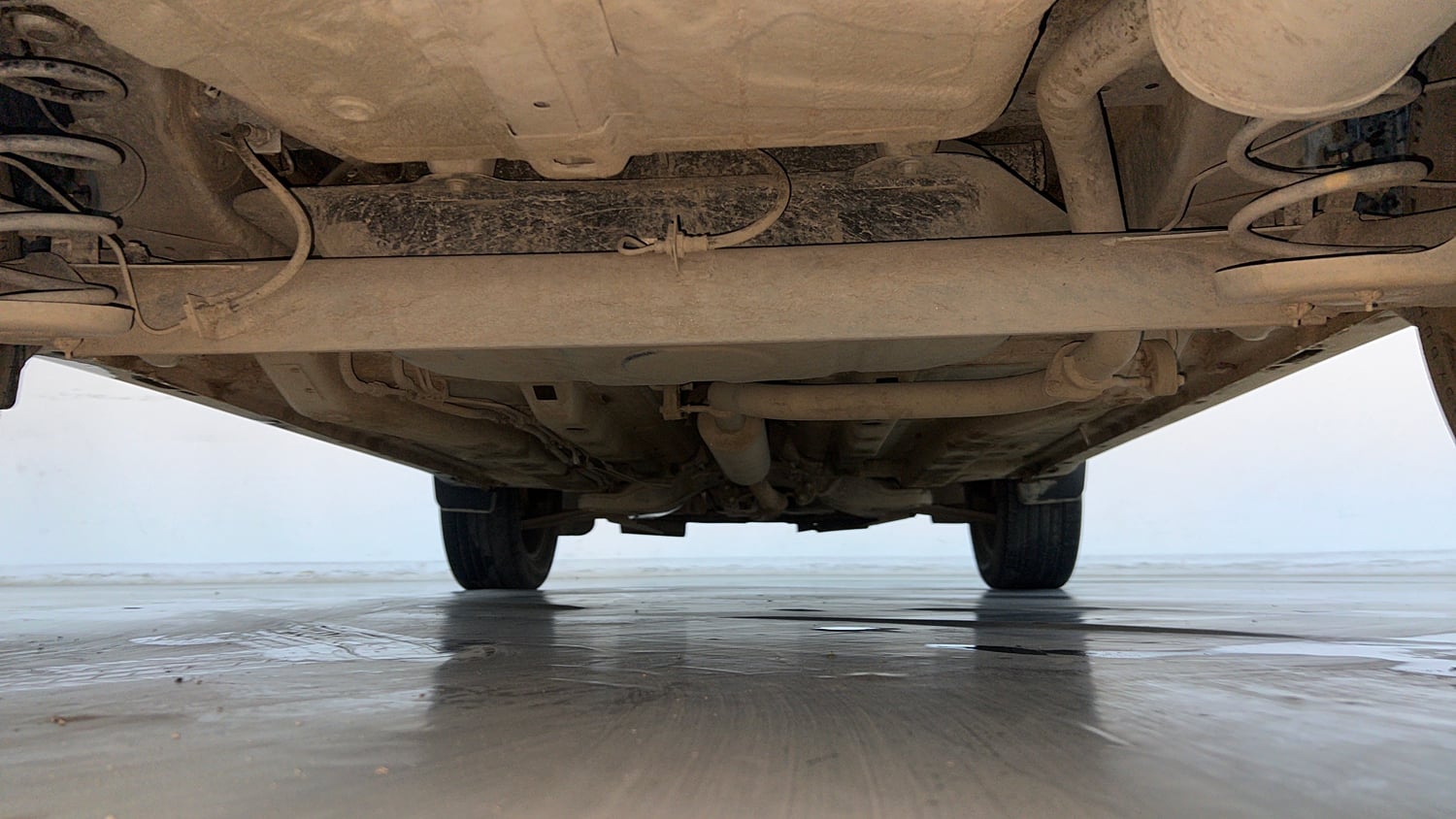 Used 2024 Tata Nexon Creative Plus 1.2 Revotron Petrol 7DCA Petrol Automatic extra REAR UNDERBODY VIEW (TAKEN FROM REAR)