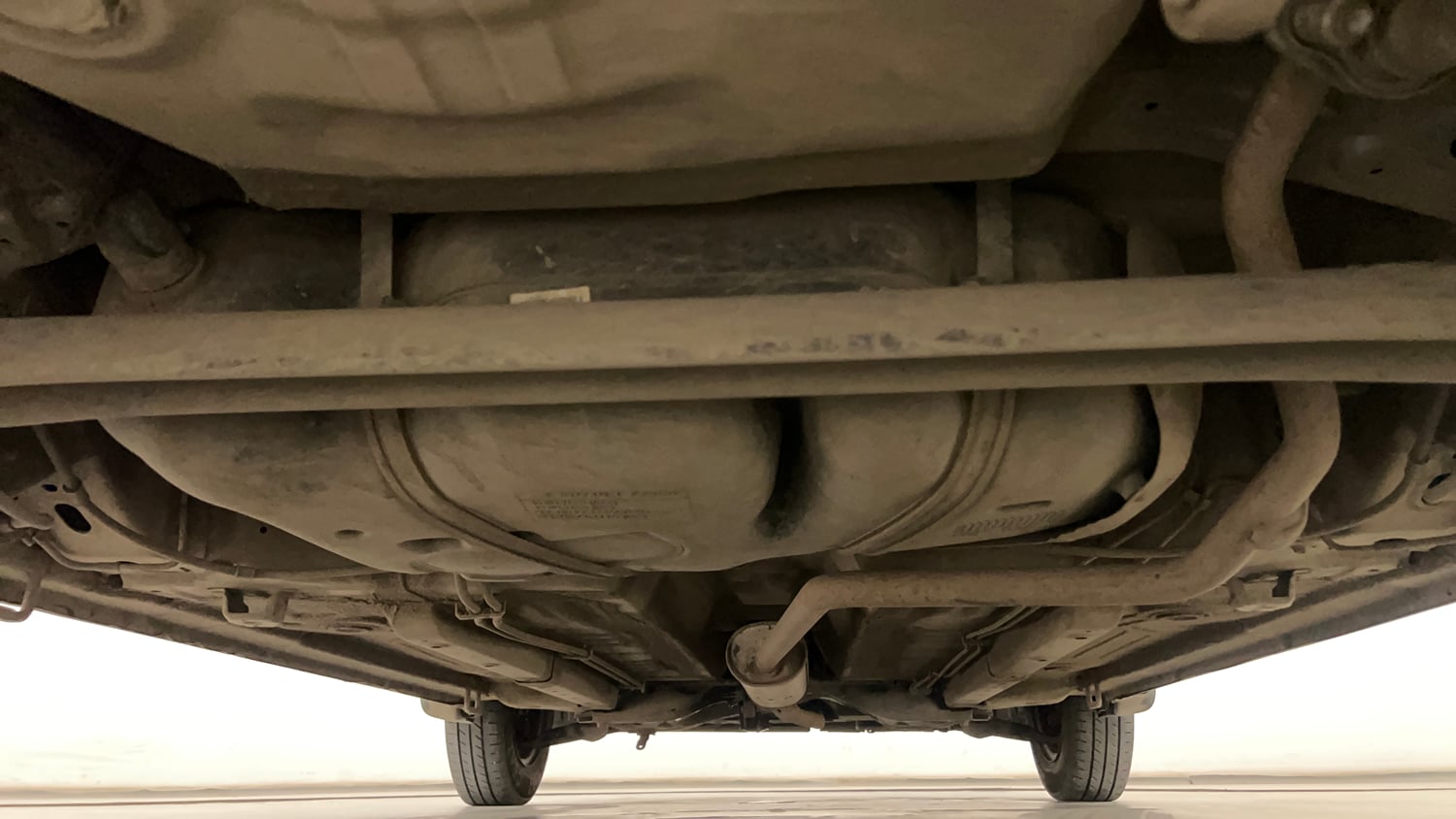 Used 2017 Maruti Suzuki Celerio LXi ABS Petrol Manual extra REAR UNDERBODY VIEW (TAKEN FROM REAR)