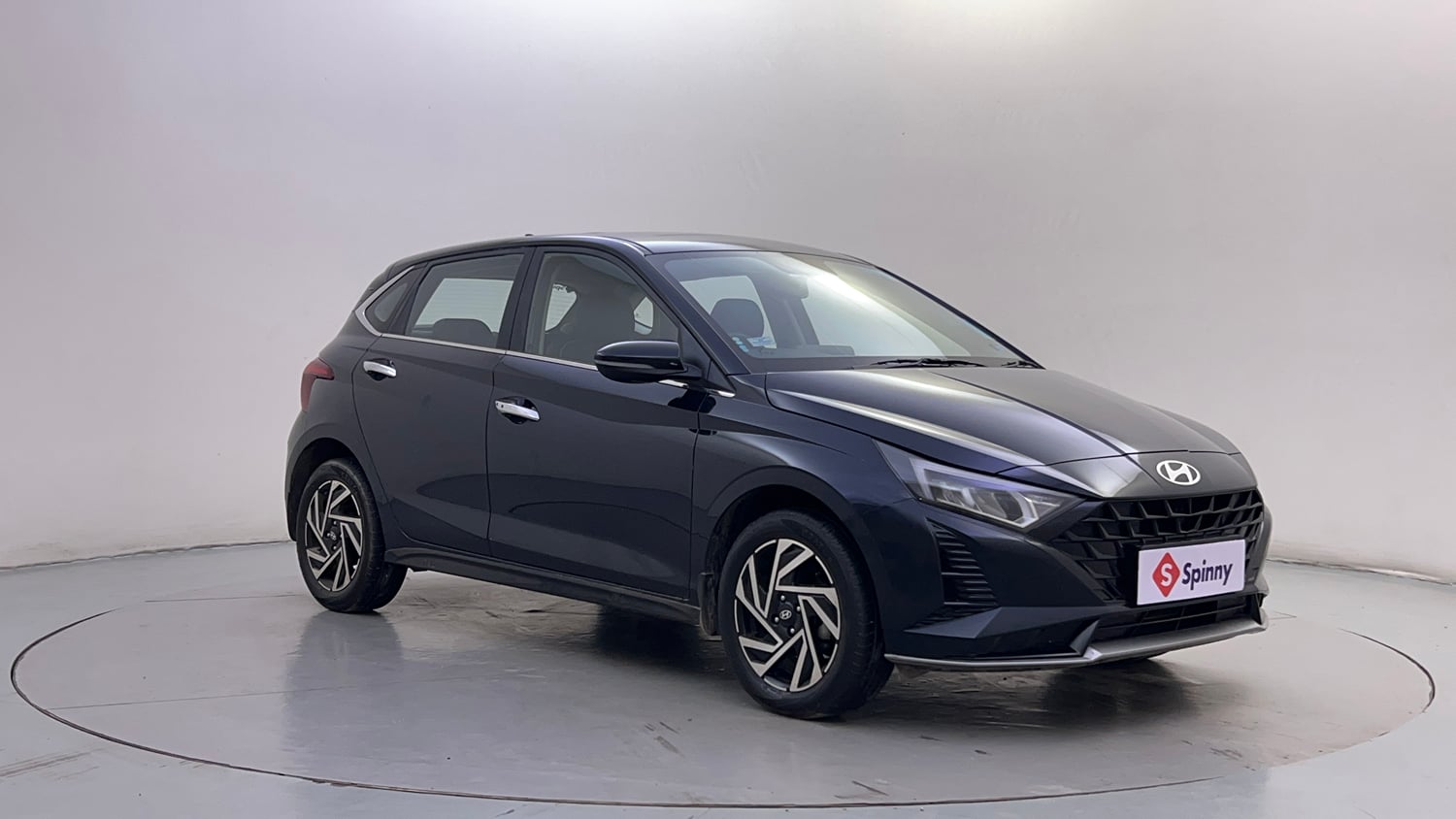 Used 2024 Hyundai New i20 Asta (O) 1.2 MT Petrol Manual exterior RIGHT FRONT CORNER VIEW