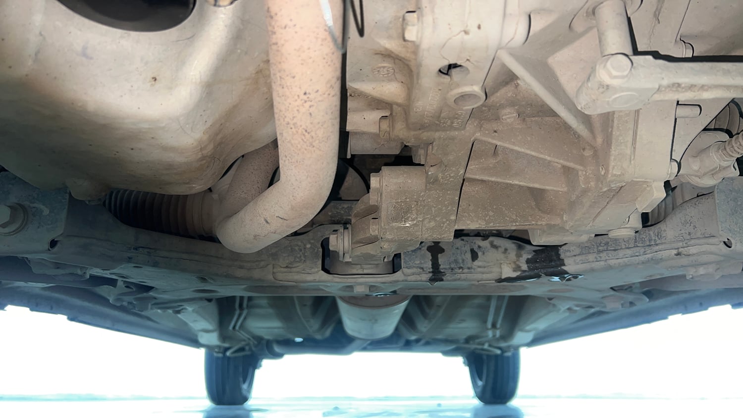 Used 2022 Maruti Suzuki S-Presso VXi Plus Petrol Manual extra FRONT LEFT UNDERBODY VIEW