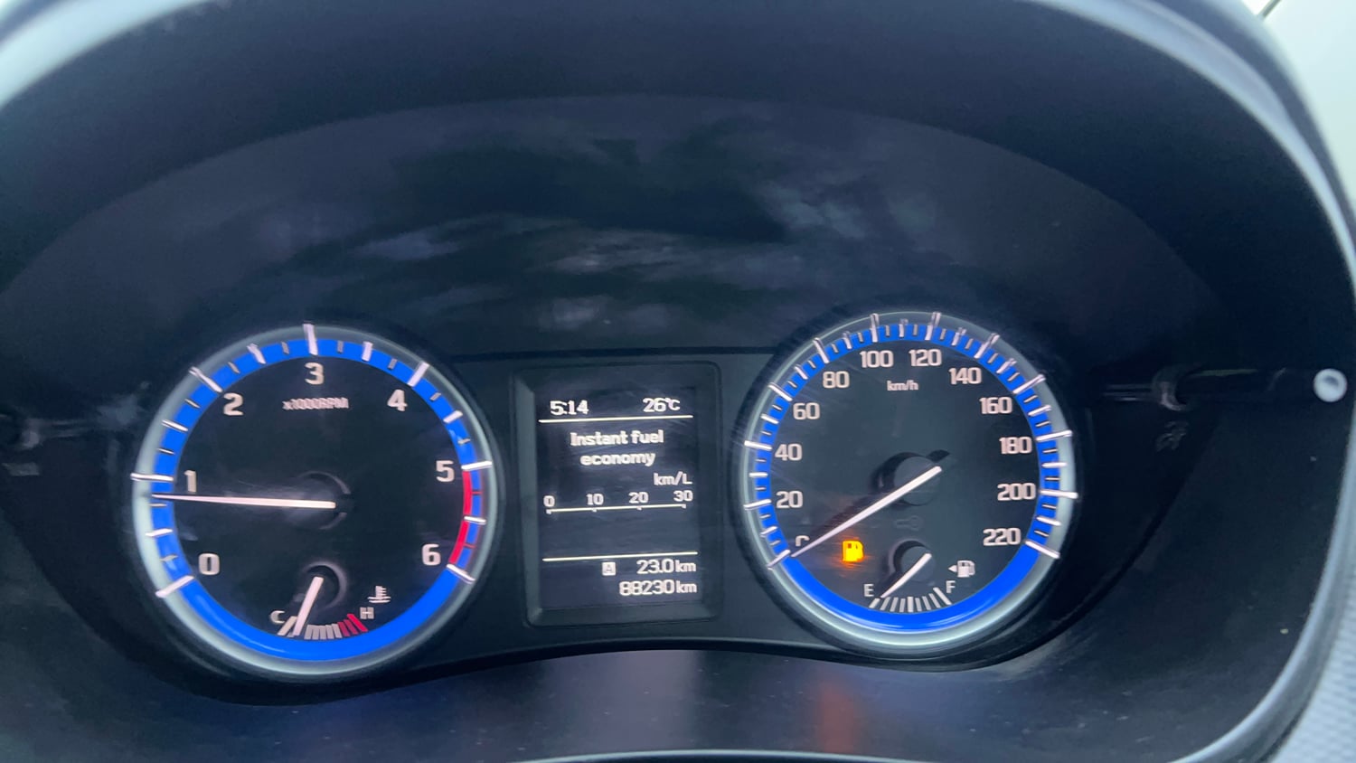 Used 2015 Maruti Suzuki S-Cross Alpha 1.6 Diesel Manual interior CLUSTERMETER VIEW