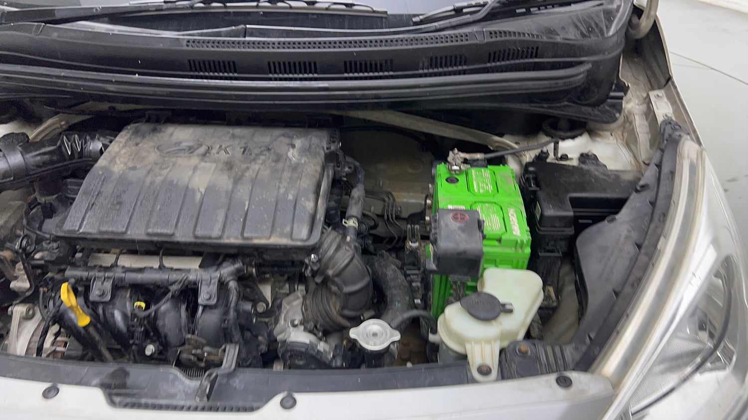 Used 2016 Hyundai Grand i10 Magna 1.2 Kappa VTVT Petrol Manual engine ENGINE LEFT SIDE VIEW