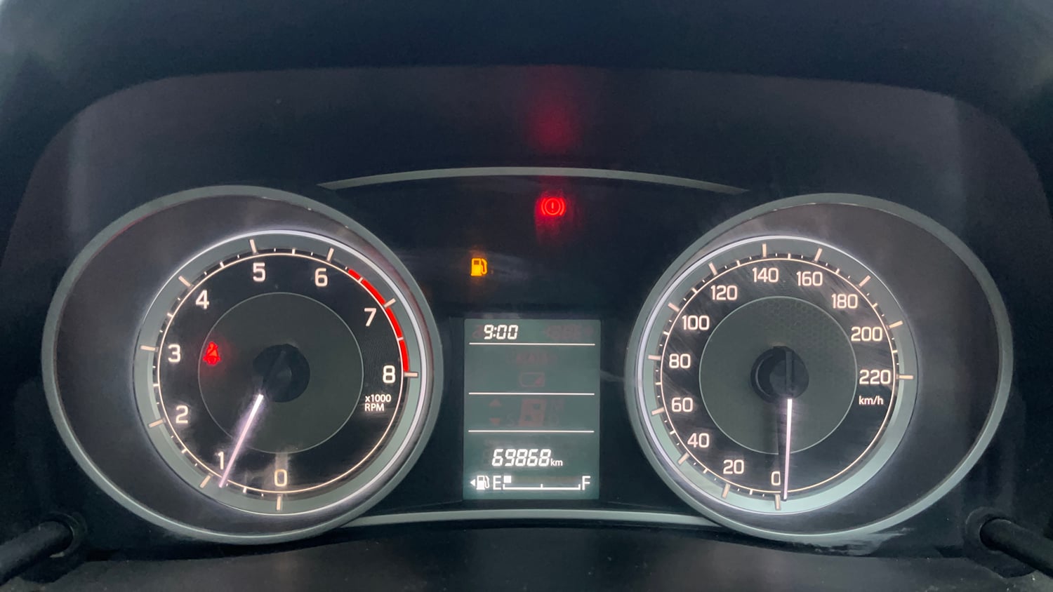 Used 2017 Maruti Suzuki Dzire VXi Petrol Manual interior CLUSTERMETER VIEW