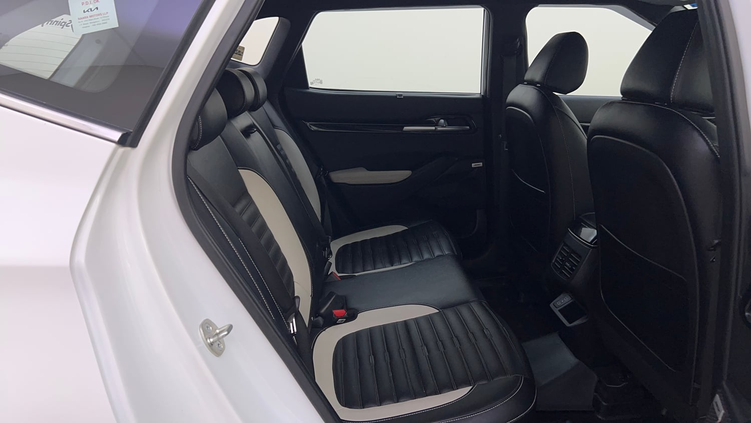 Used 2024 Kia Seltos GTX Plus 1.5 Turbo Petrol DCT Petrol Automatic interior RIGHT SIDE REAR DOOR CABIN VIEW