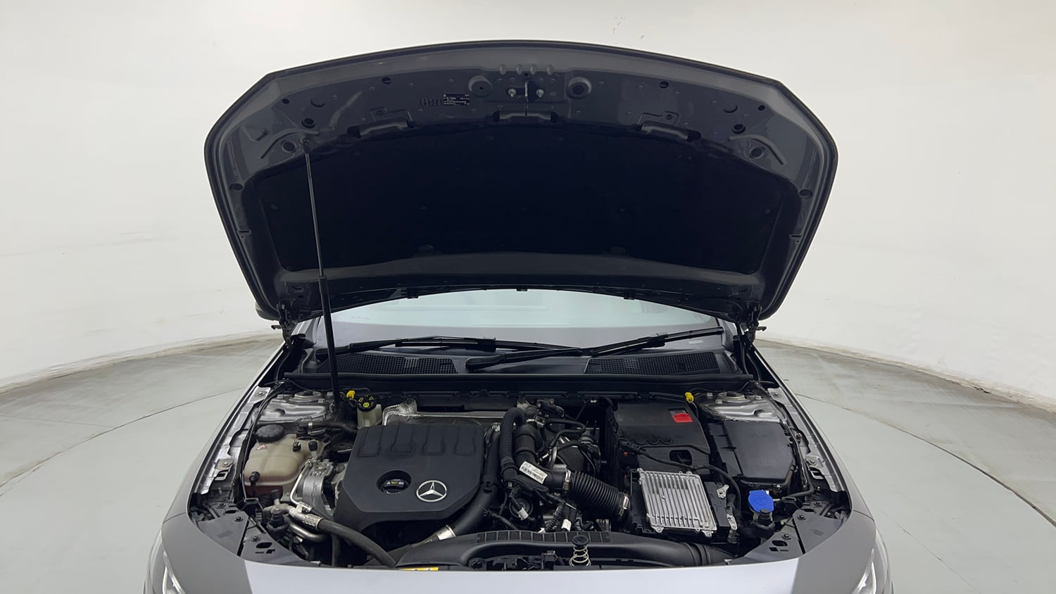 Used 2024 Mercedes-Benz A-Class Limousine 200 Petrol Automatic engine ENGINE & BONNET OPEN FRONT VIEW