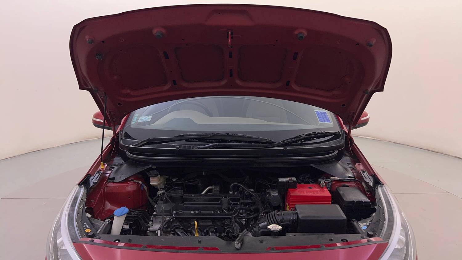 Used 2016 Hyundai Elite i20 Sportz 1.2 Petrol Manual engine ENGINE & BONNET OPEN FRONT VIEW