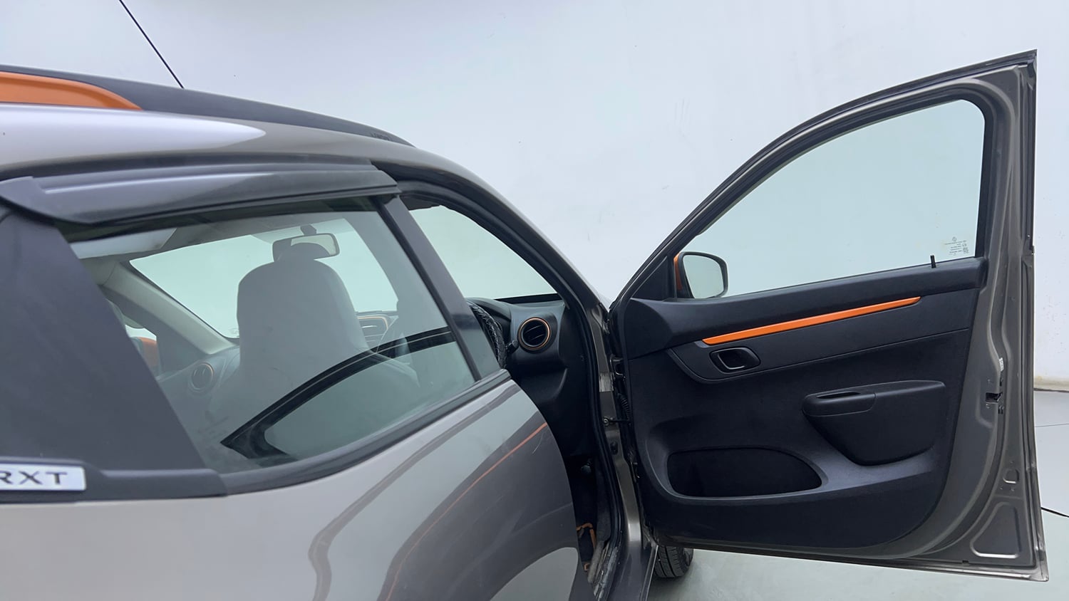 Used 2017 Renault Kwid 1.0 RXT AMT Petrol Automatic interior RIGHT FRONT DOOR OPEN VIEW