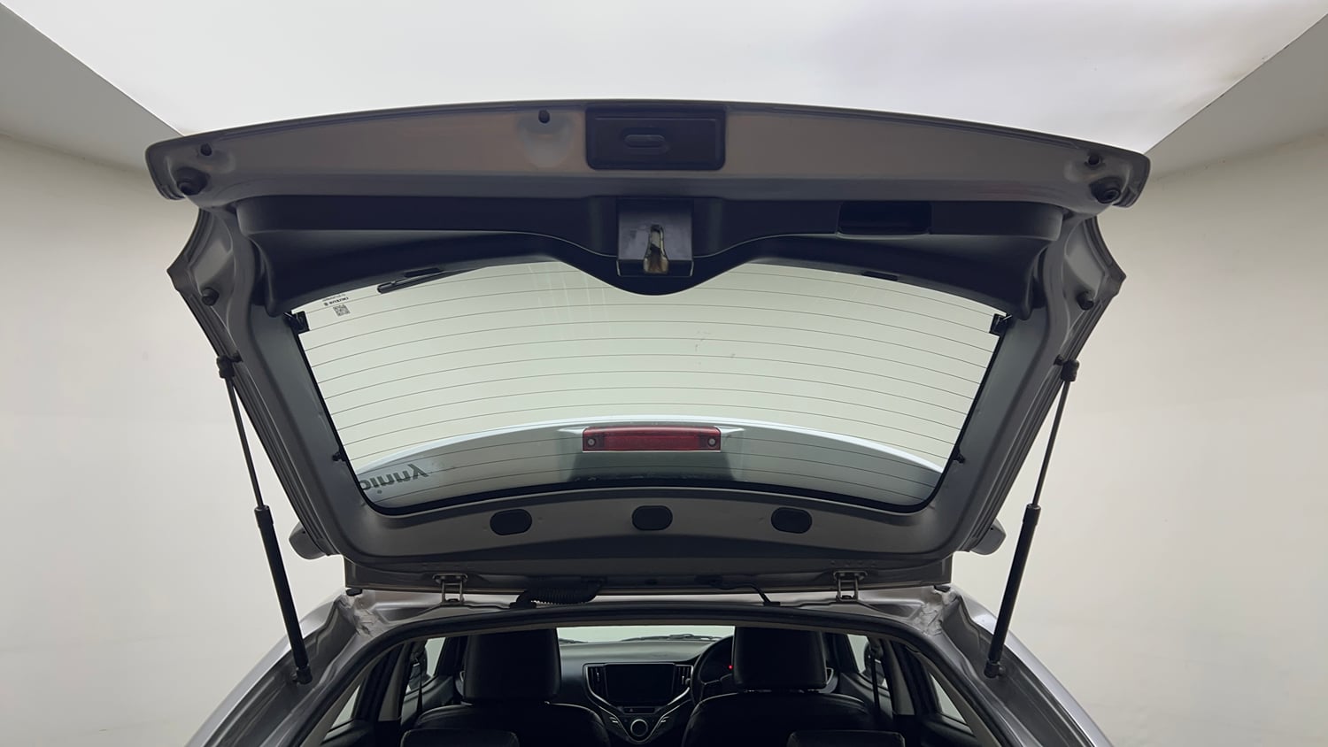 Used 2019 Maruti Suzuki Baleno Delta Petrol Manual interior DICKY DOOR OPEN VIEW